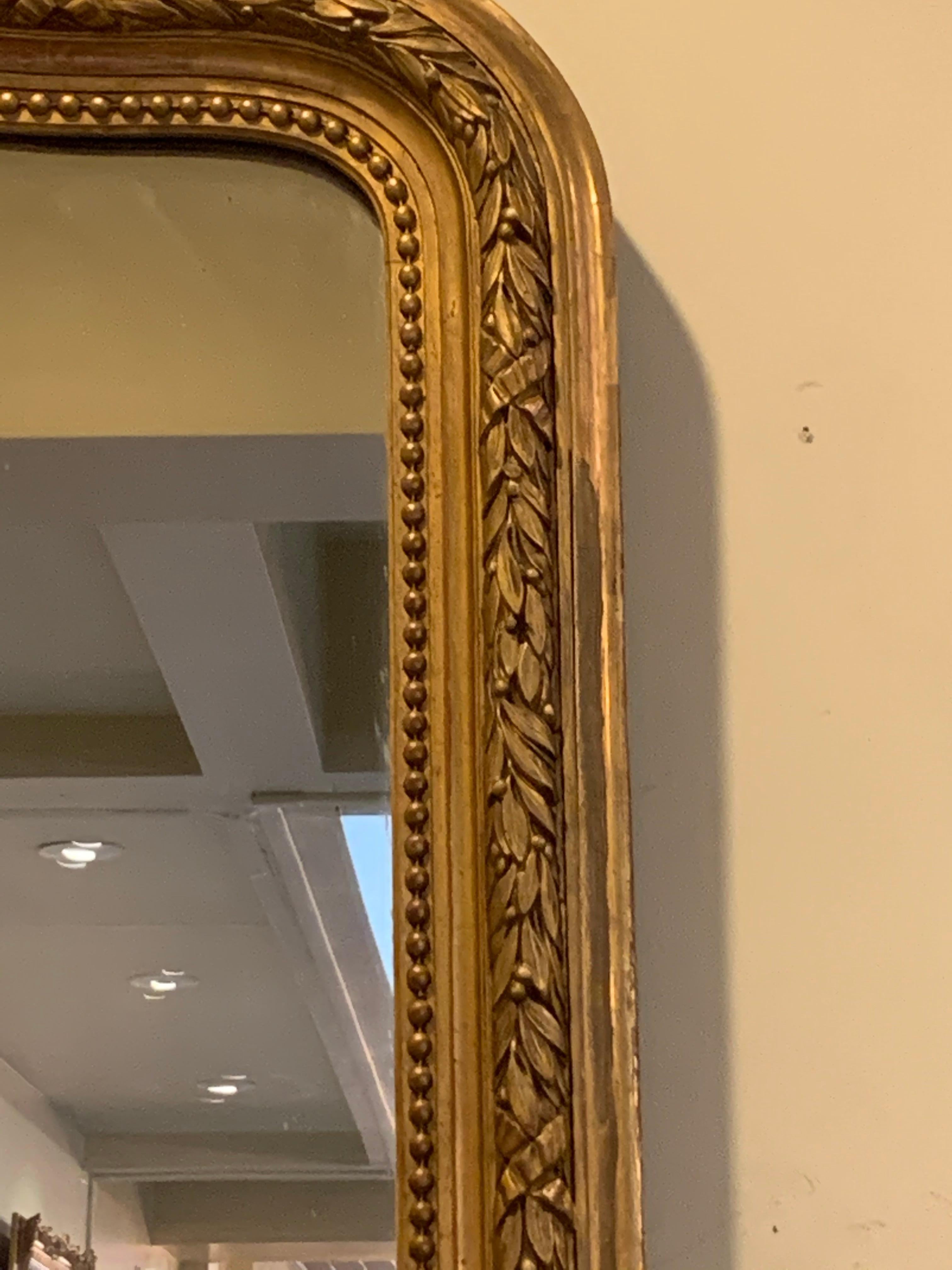 french gold mirror