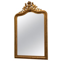 Antique French Gold Leaf Mirror