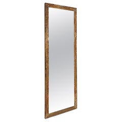 Antique French Gold Leaf Mirror Giltwood Full-Length
