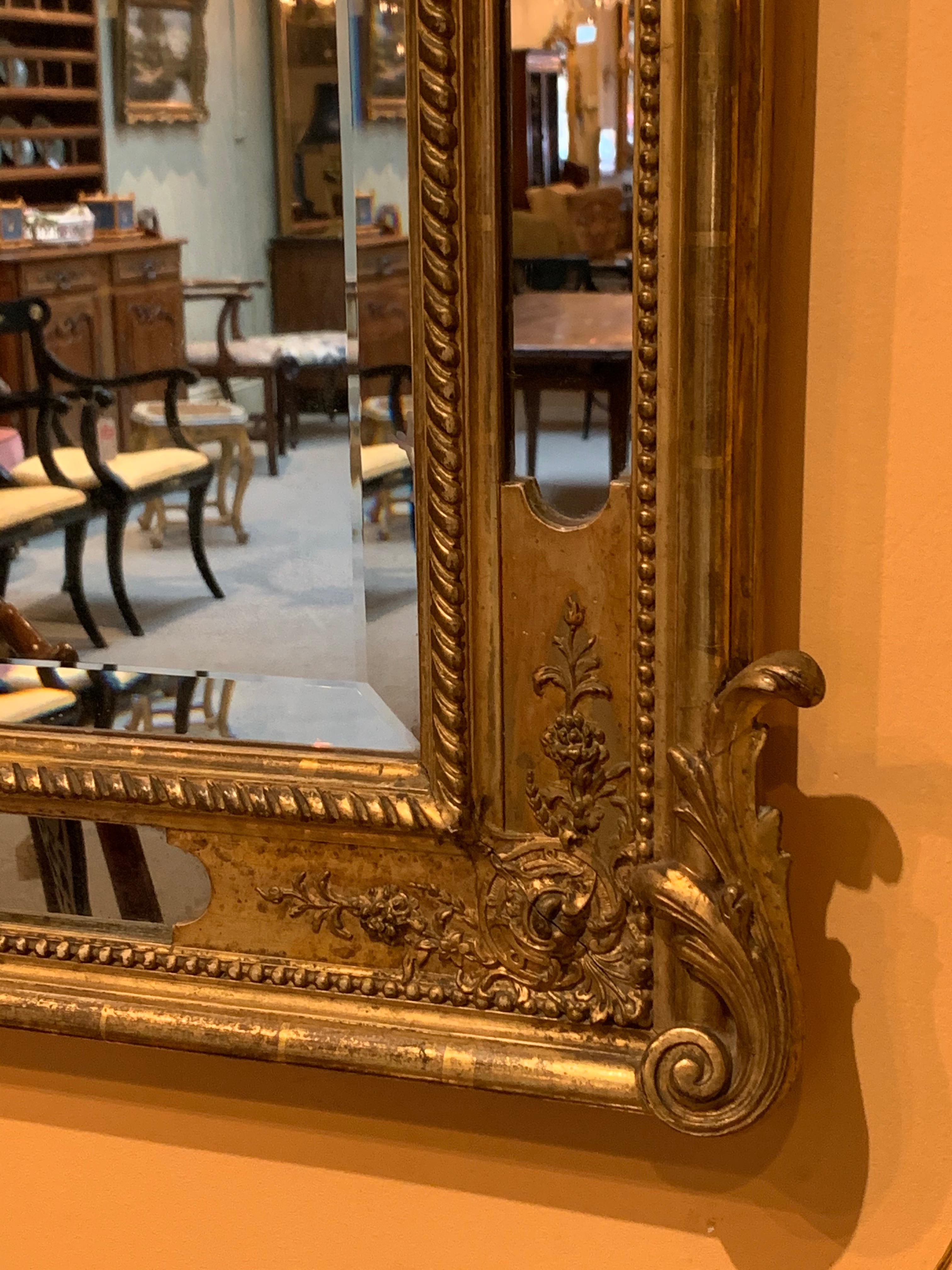 french panel mirror