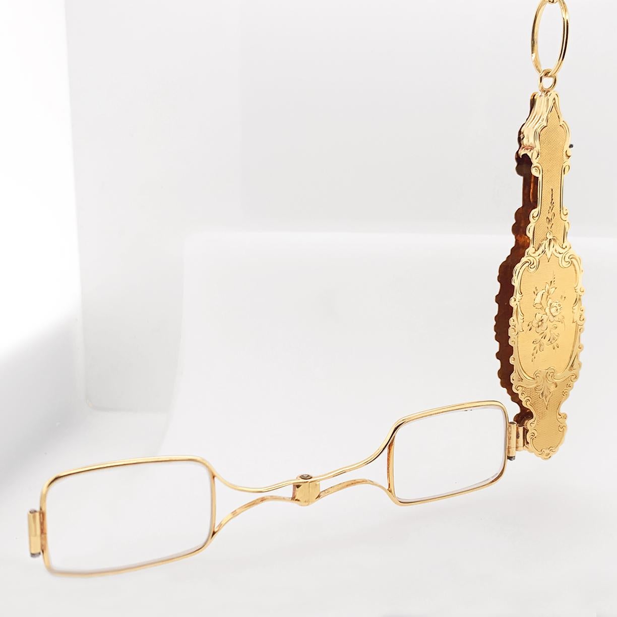 Antique French Gold Lorgnette 1