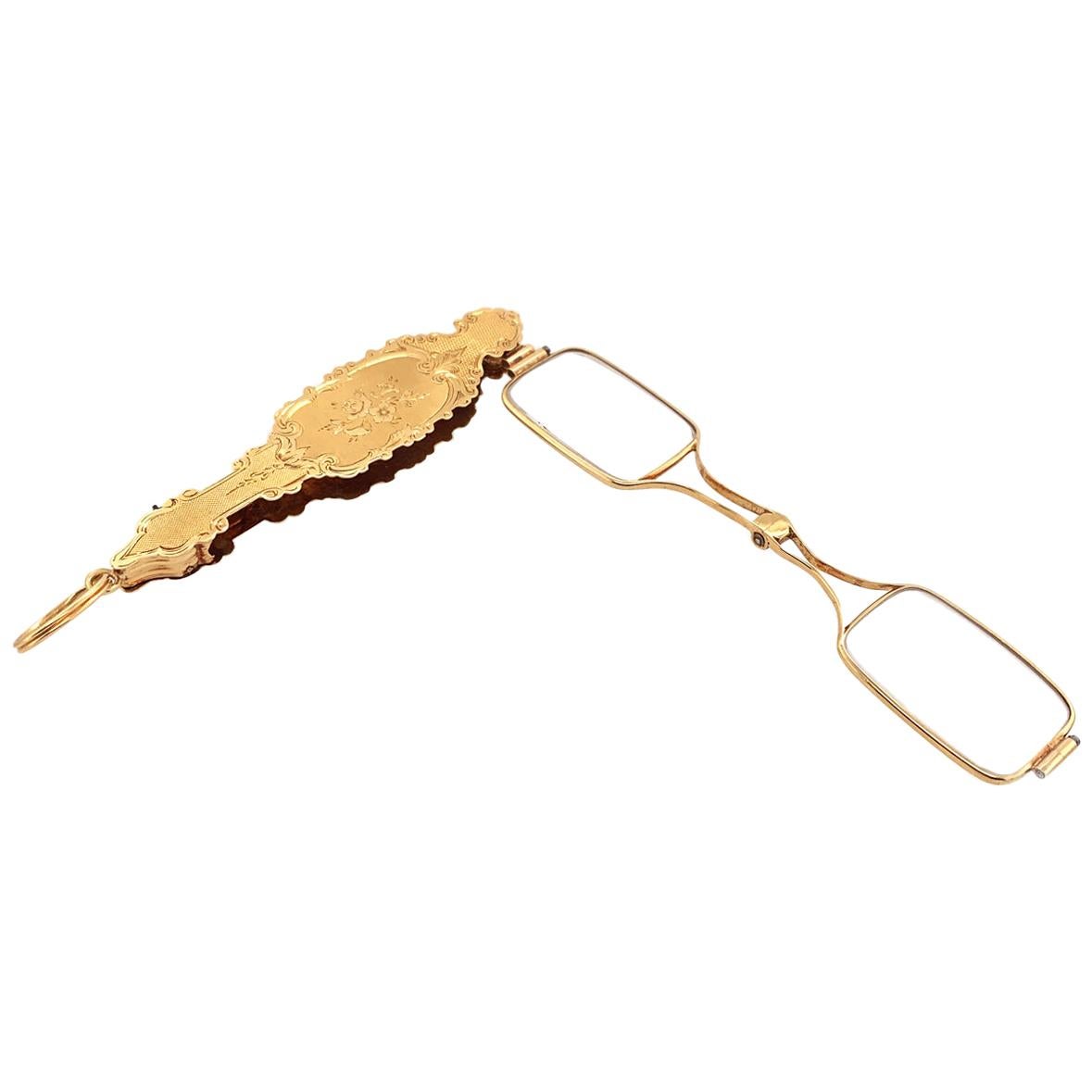 Antique French Gold Lorgnette