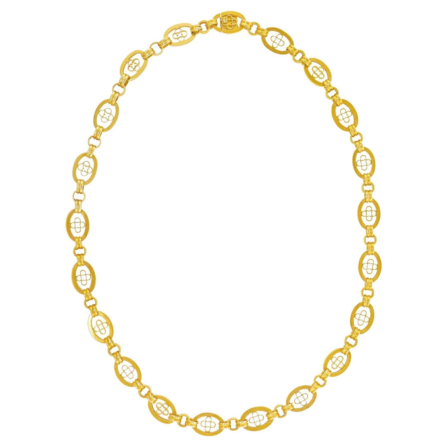 Antique French Gold Necklace