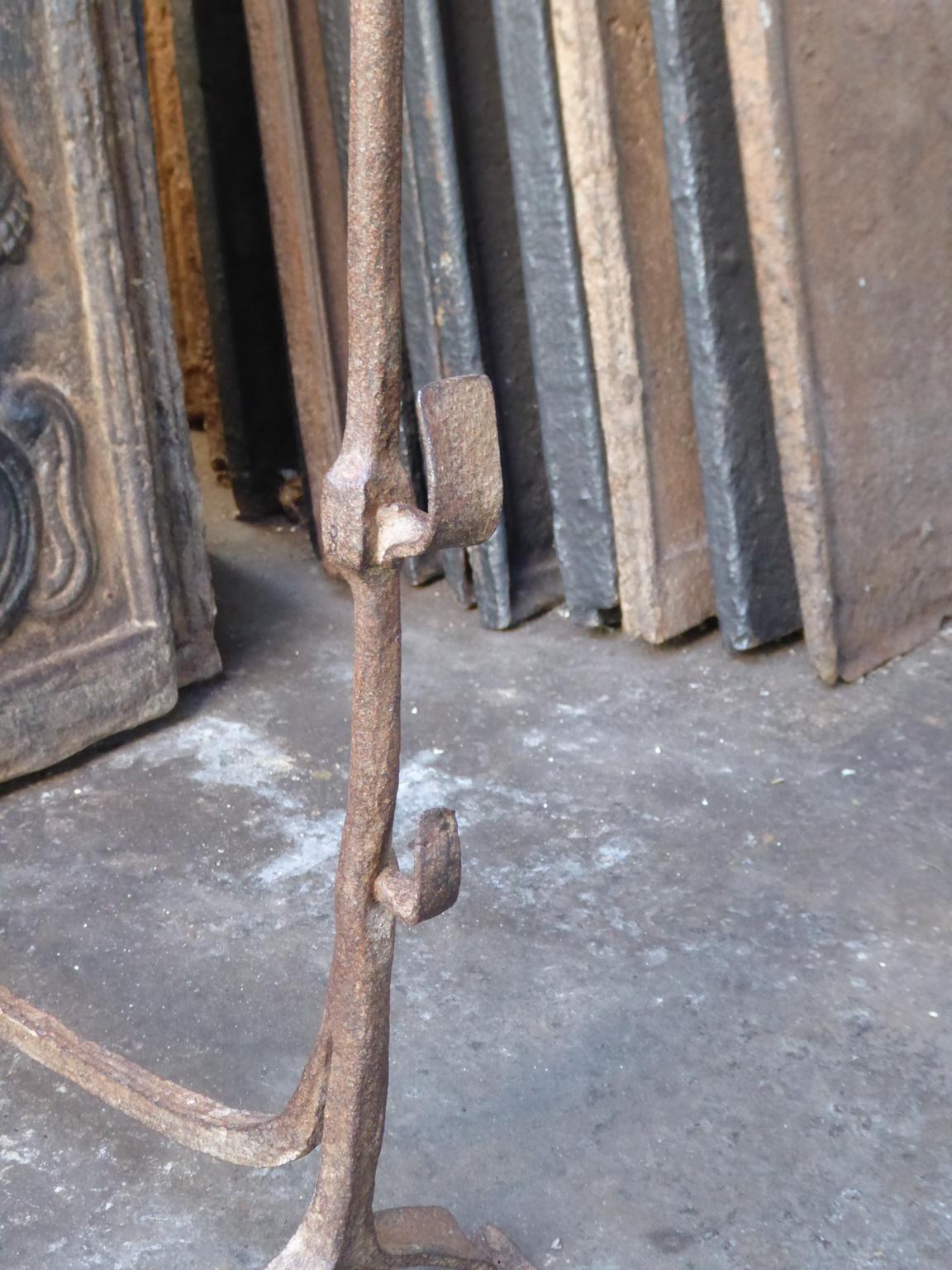 Antiguos Andirones o Hogueras Góticas Francesas, Siglo XVII en venta 2