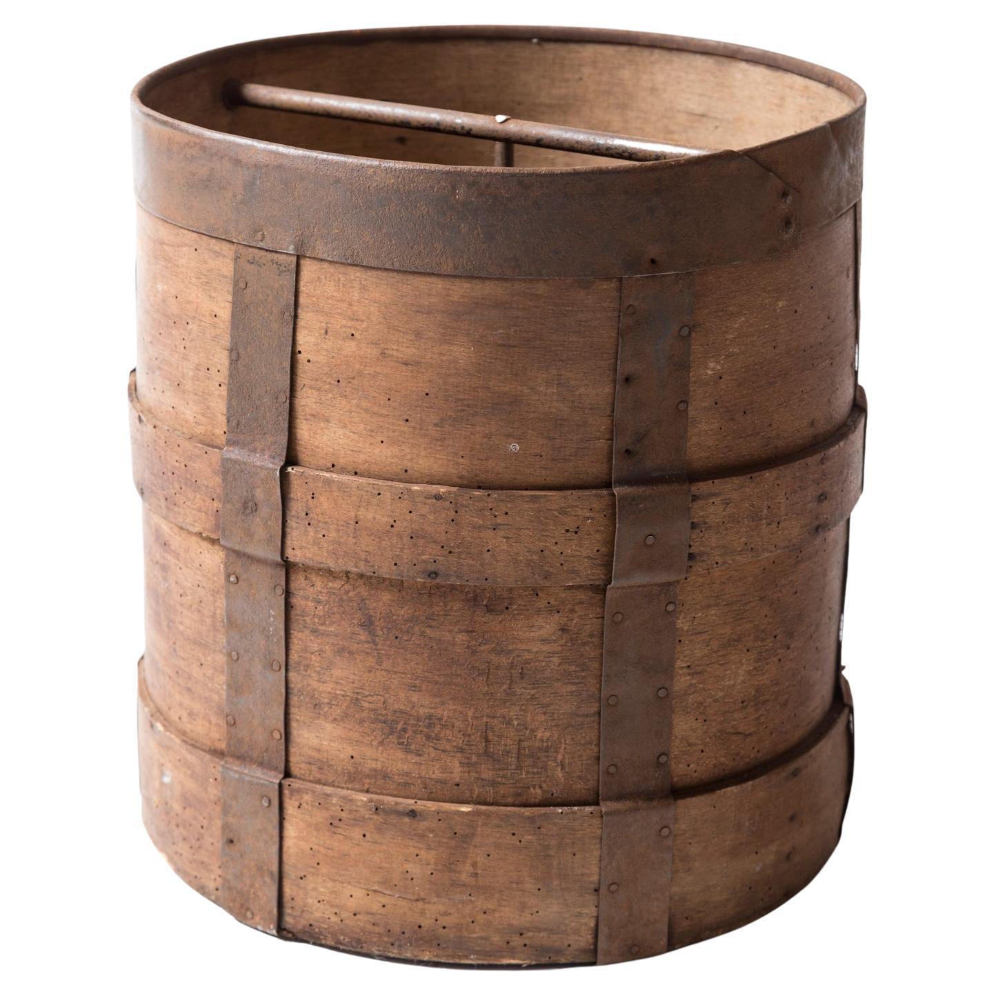 Antique French Grain Measure, inizio 20° secolo