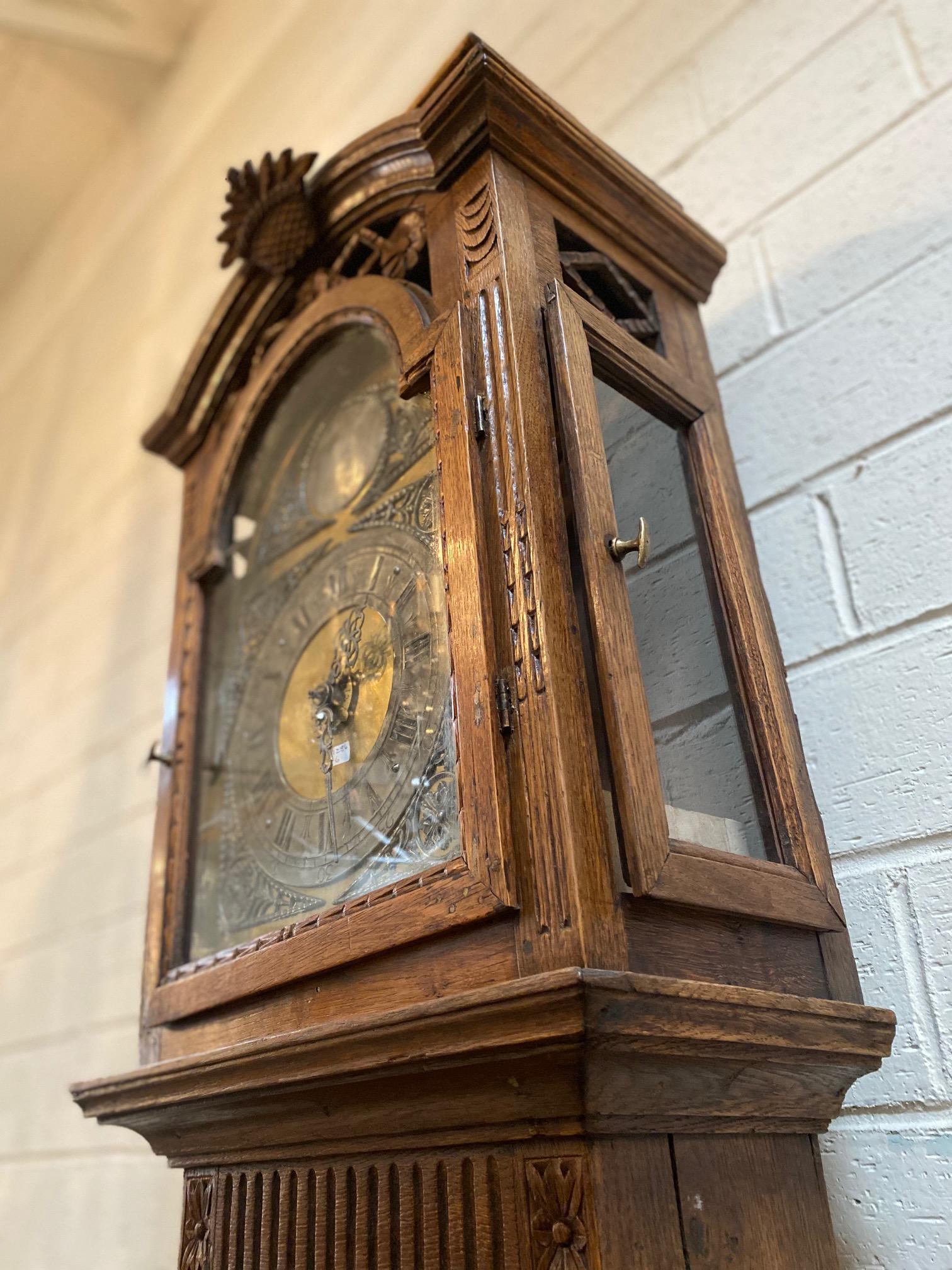 interclock belgium grandfather clock