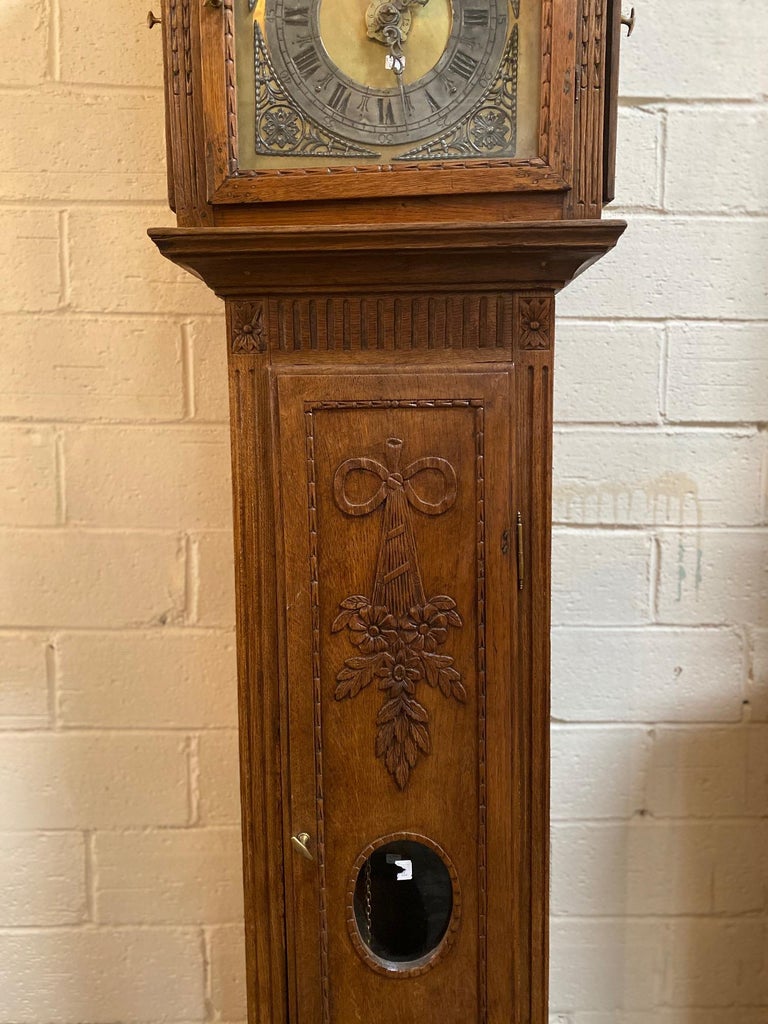 Antique French Grandfather Clock, circa 1850 For Sale at 1stdibs