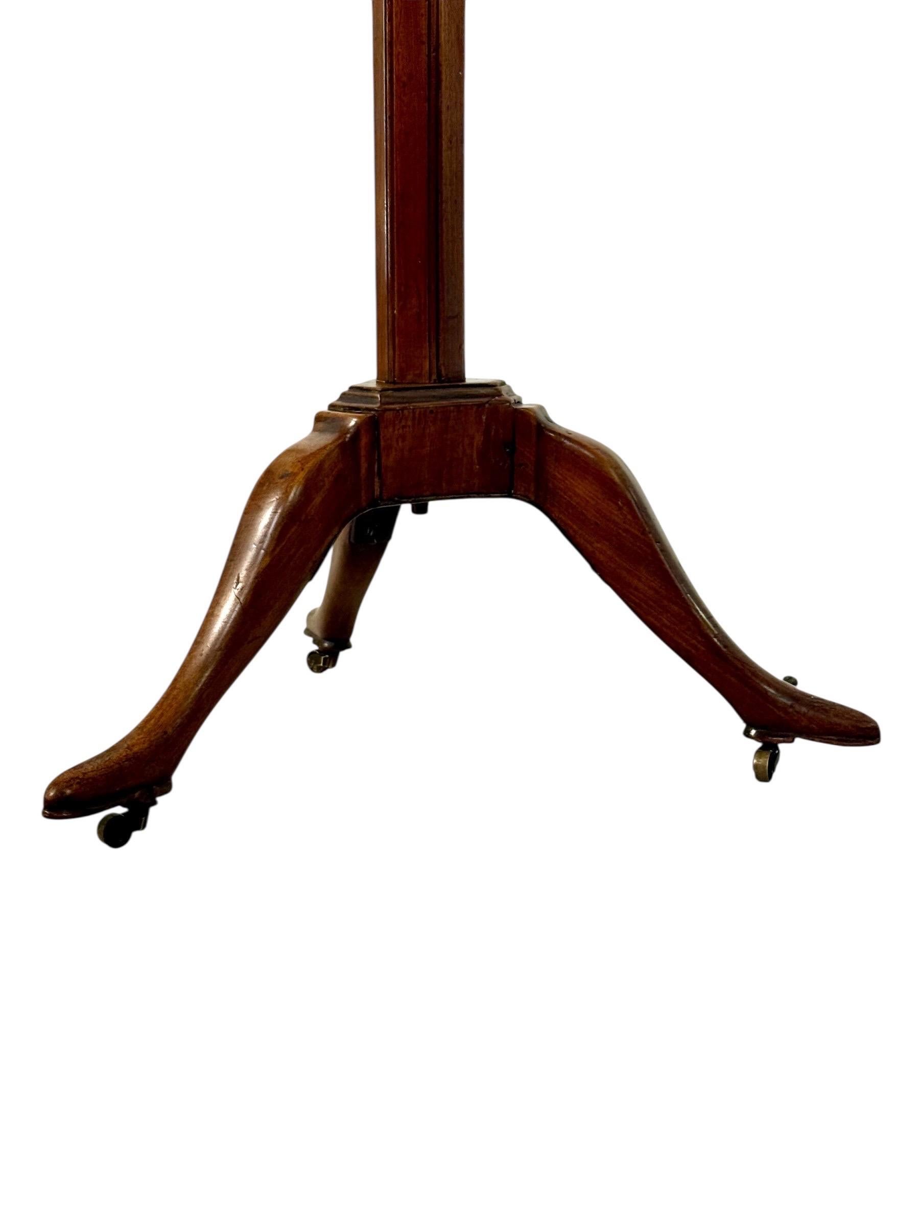 Antique French Gueridon Table with Marble Top and Brass Gallery, 19th c. For Sale 8