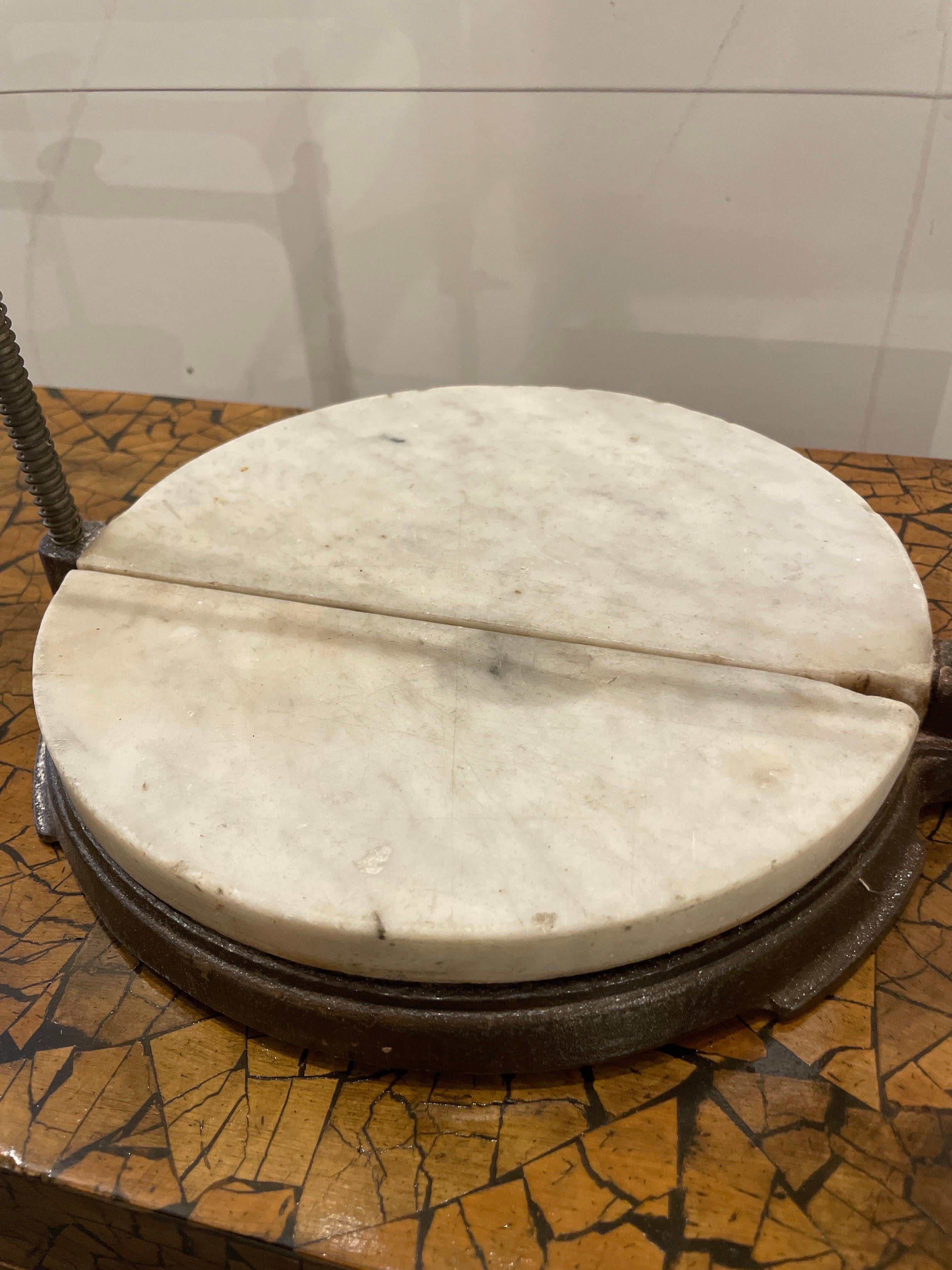 Antique French Guillotine Cheese Slicer In Good Condition For Sale In West Palm Beach, FL