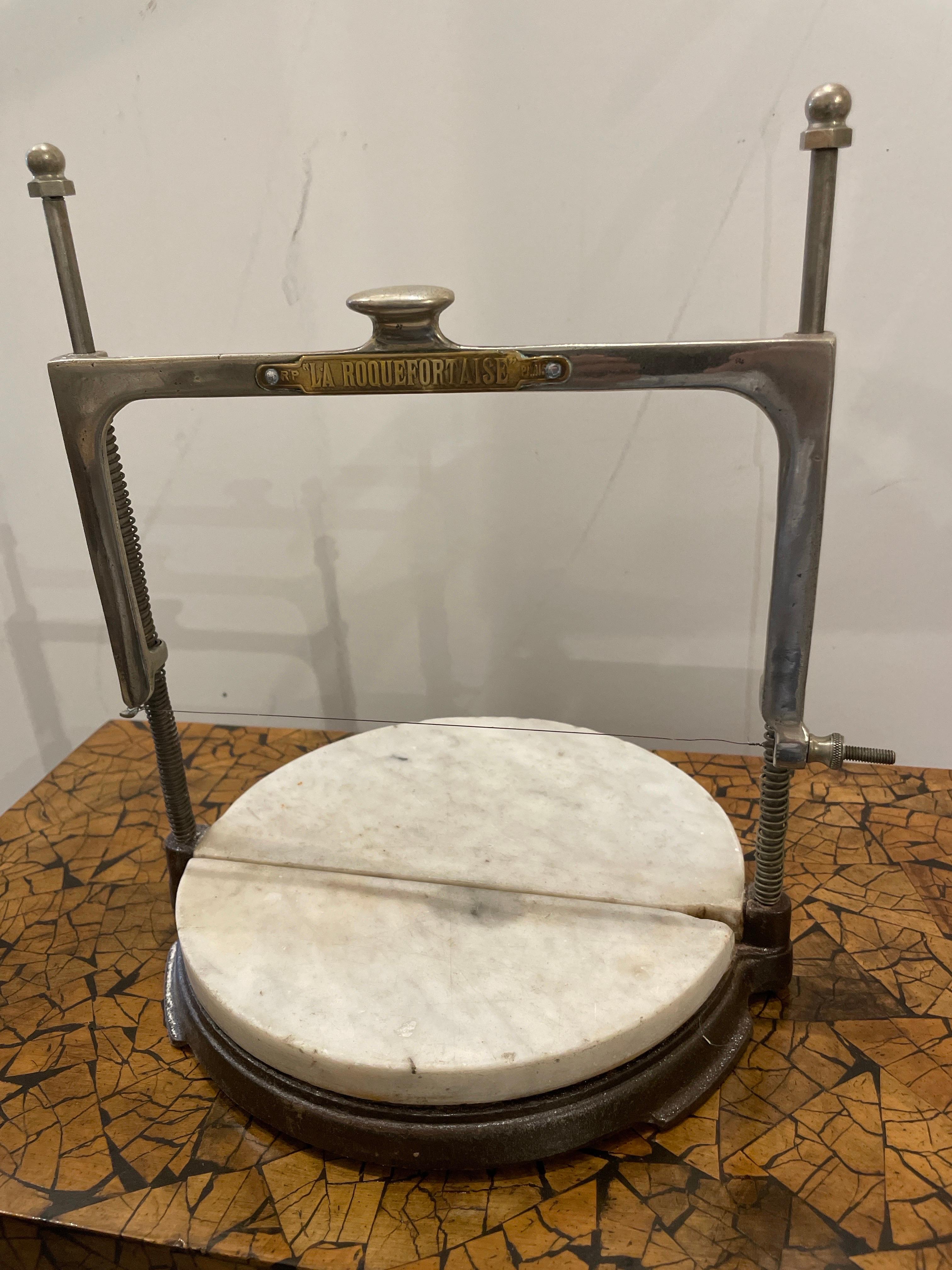 19th Century Antique French Guillotine Cheese Slicer For Sale
