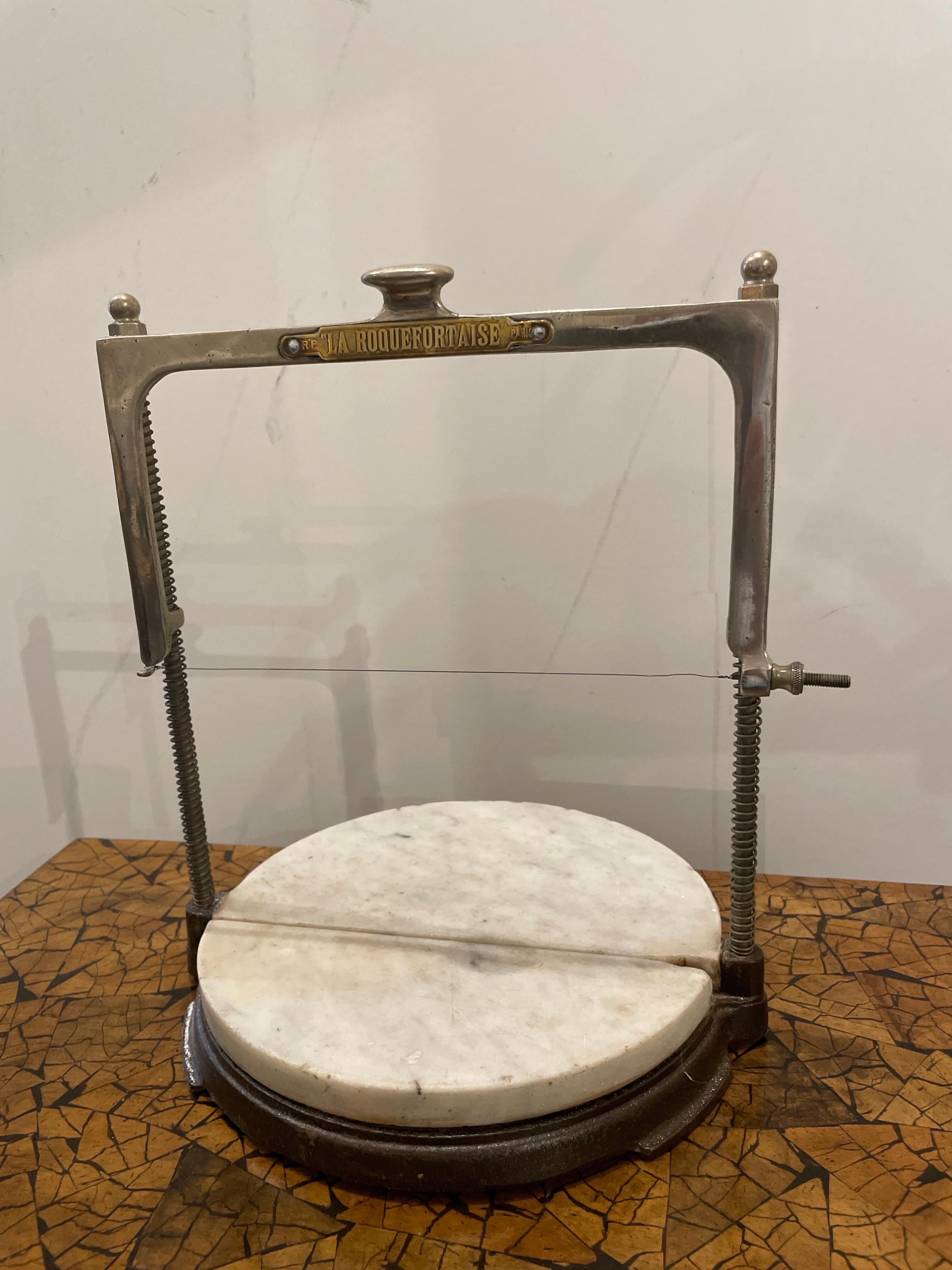 Antique French Guillotine Cheese Slicer For Sale 3