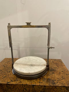 Antique French Guillotine Cheese Slicer