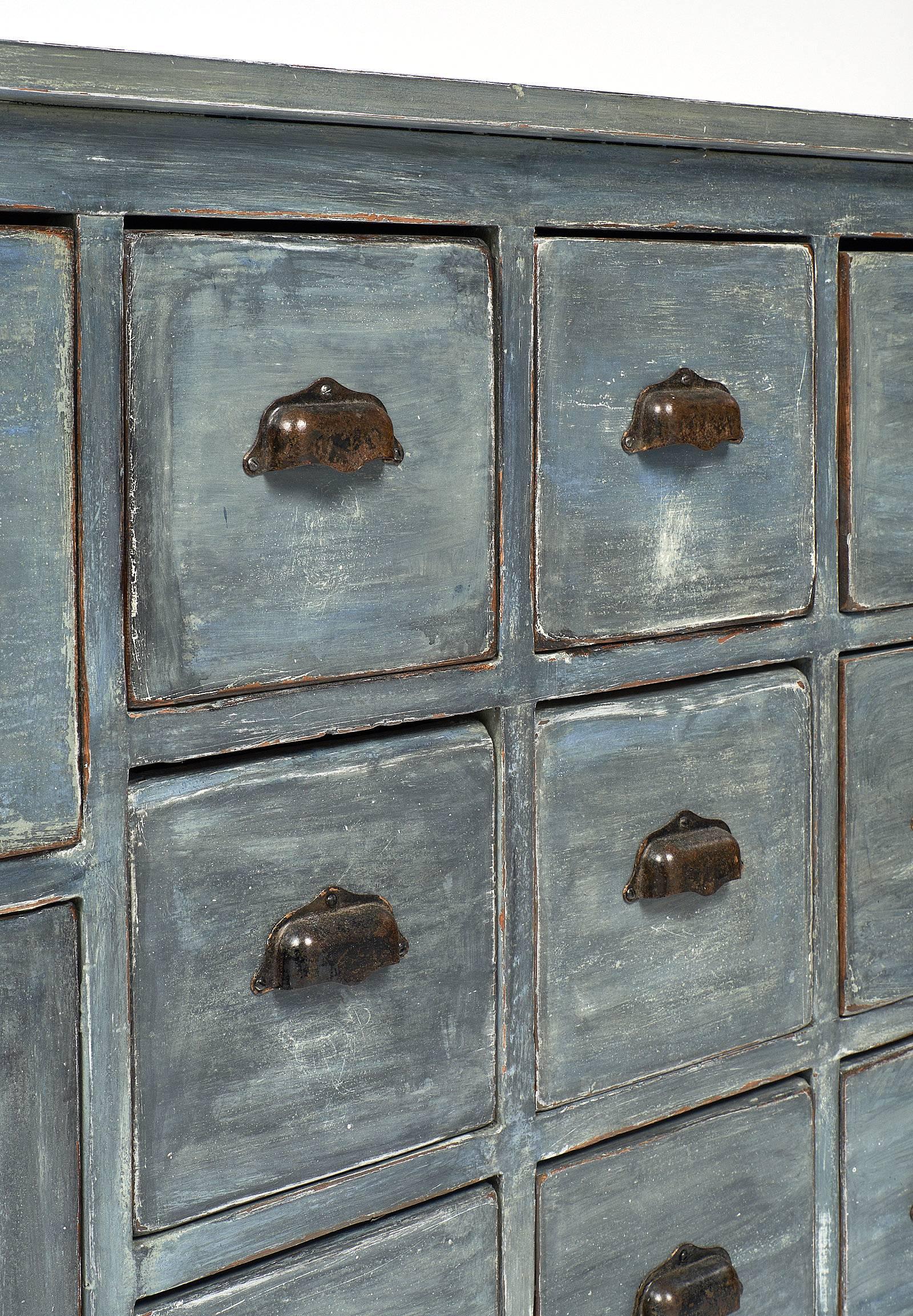 Early 20th Century Antique French Haberdashery Cabinet