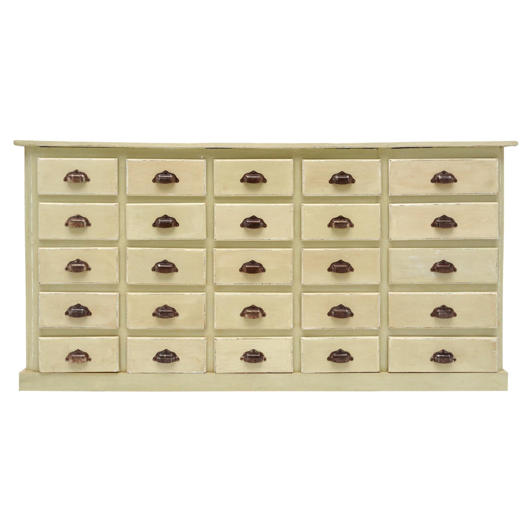 Antique French Haberdashery Shop Counter