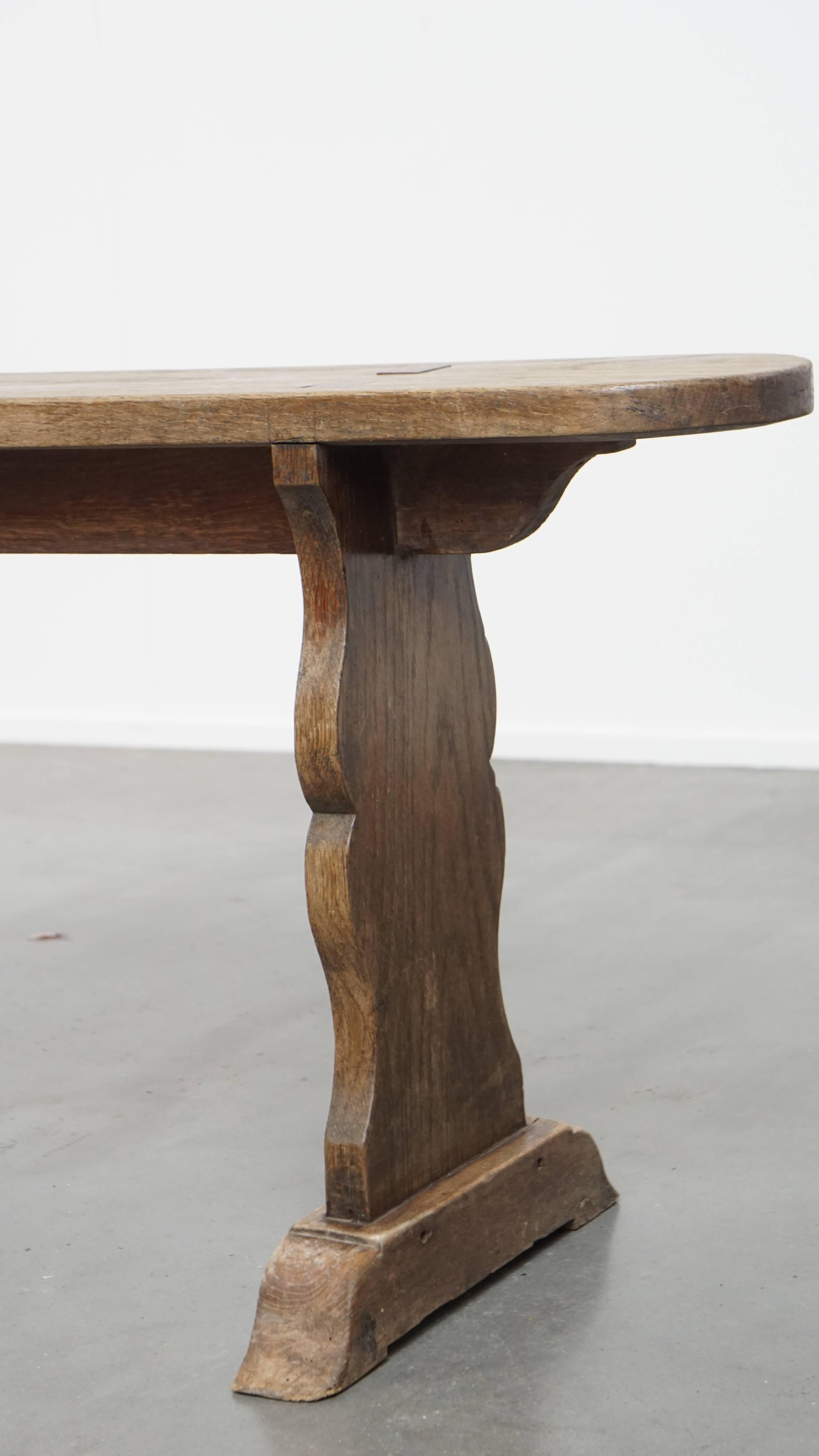 Antique French Hall Bench / Dining Bench For Sale 1