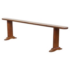 Antique French hall bench / panca da pranzo