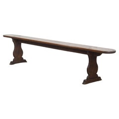 Antique French Hall Bench / Dining Table Bench