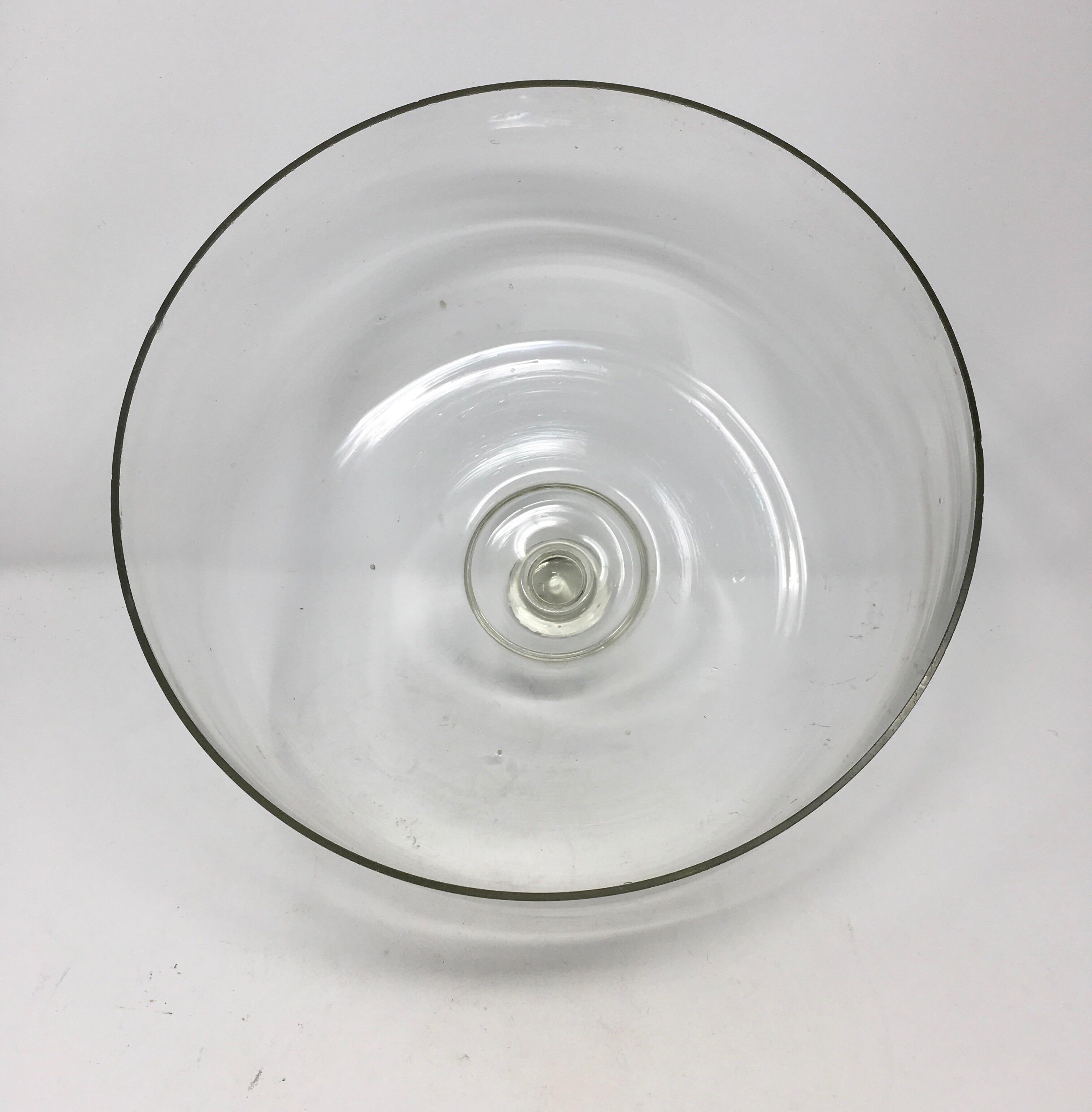 Other Antique French Hand Blown Glass Cheese or Pastry Cloche Dome