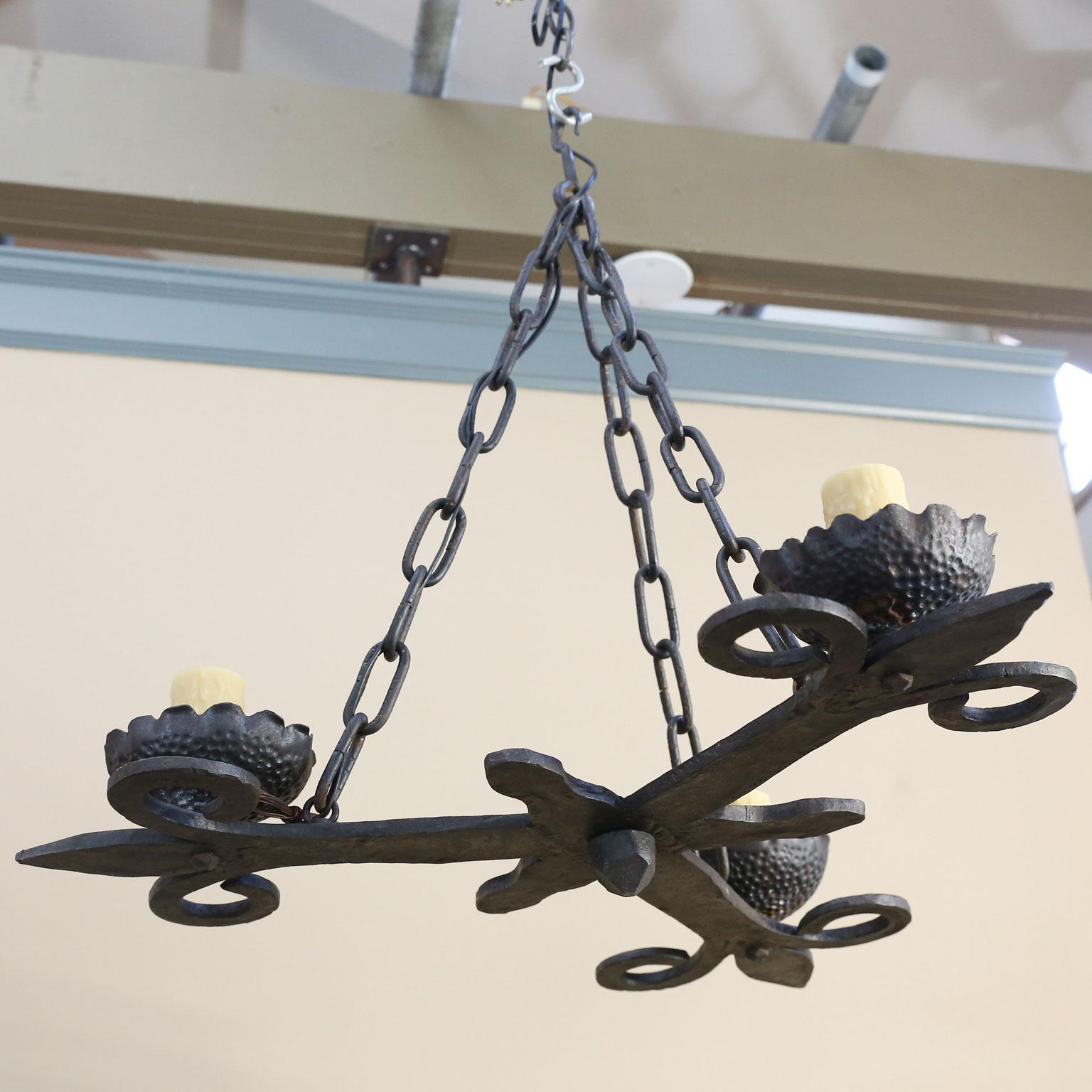 french rustic chandelier