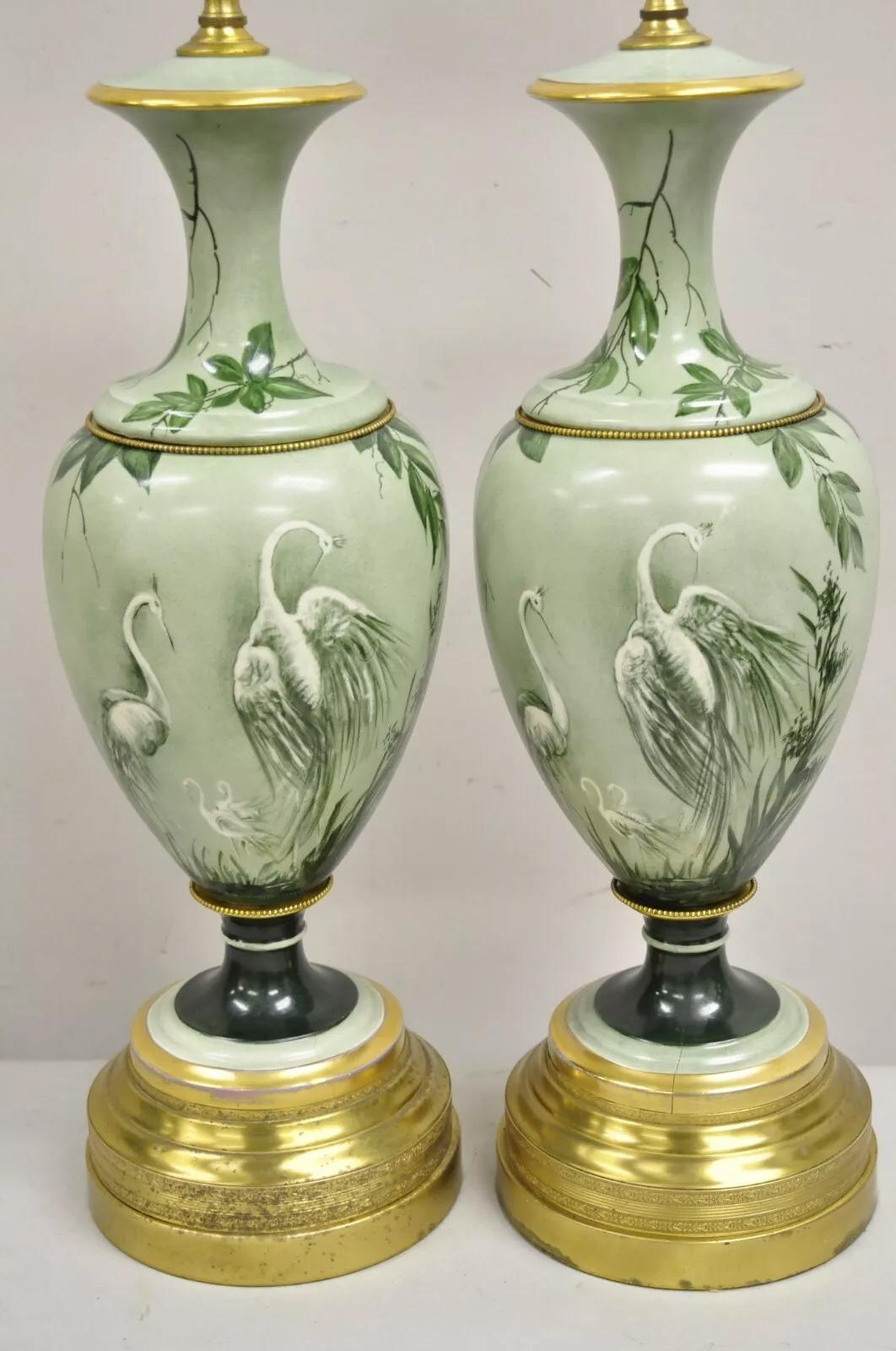 Chinoiserie Antique French Hand Painted Porcelain 