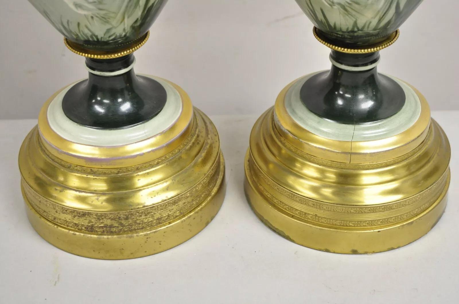 20th Century Antique French Hand Painted Porcelain 