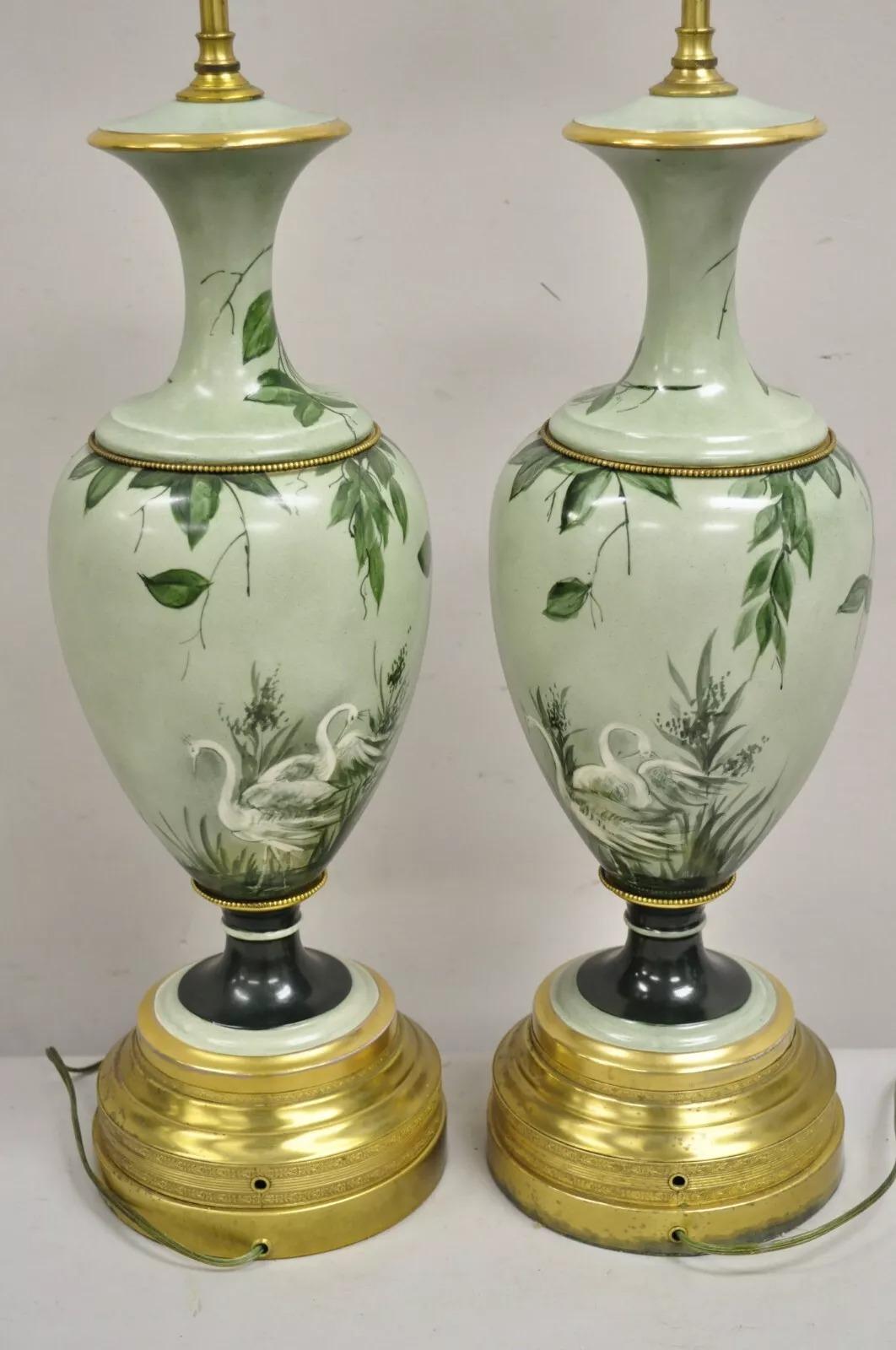 Antique French Hand Painted Porcelain 