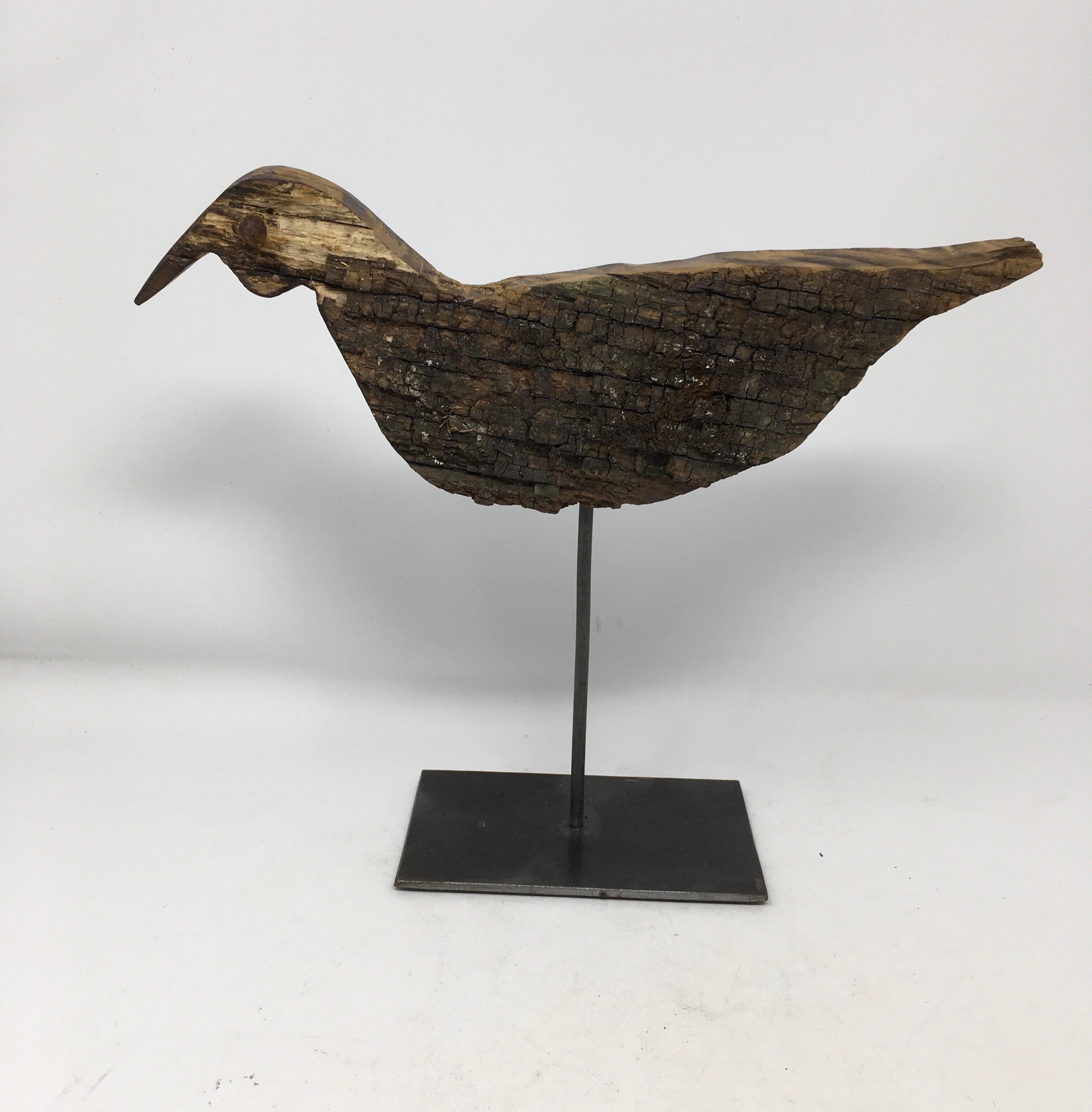 Antique French Handmade Bird Decoy 1