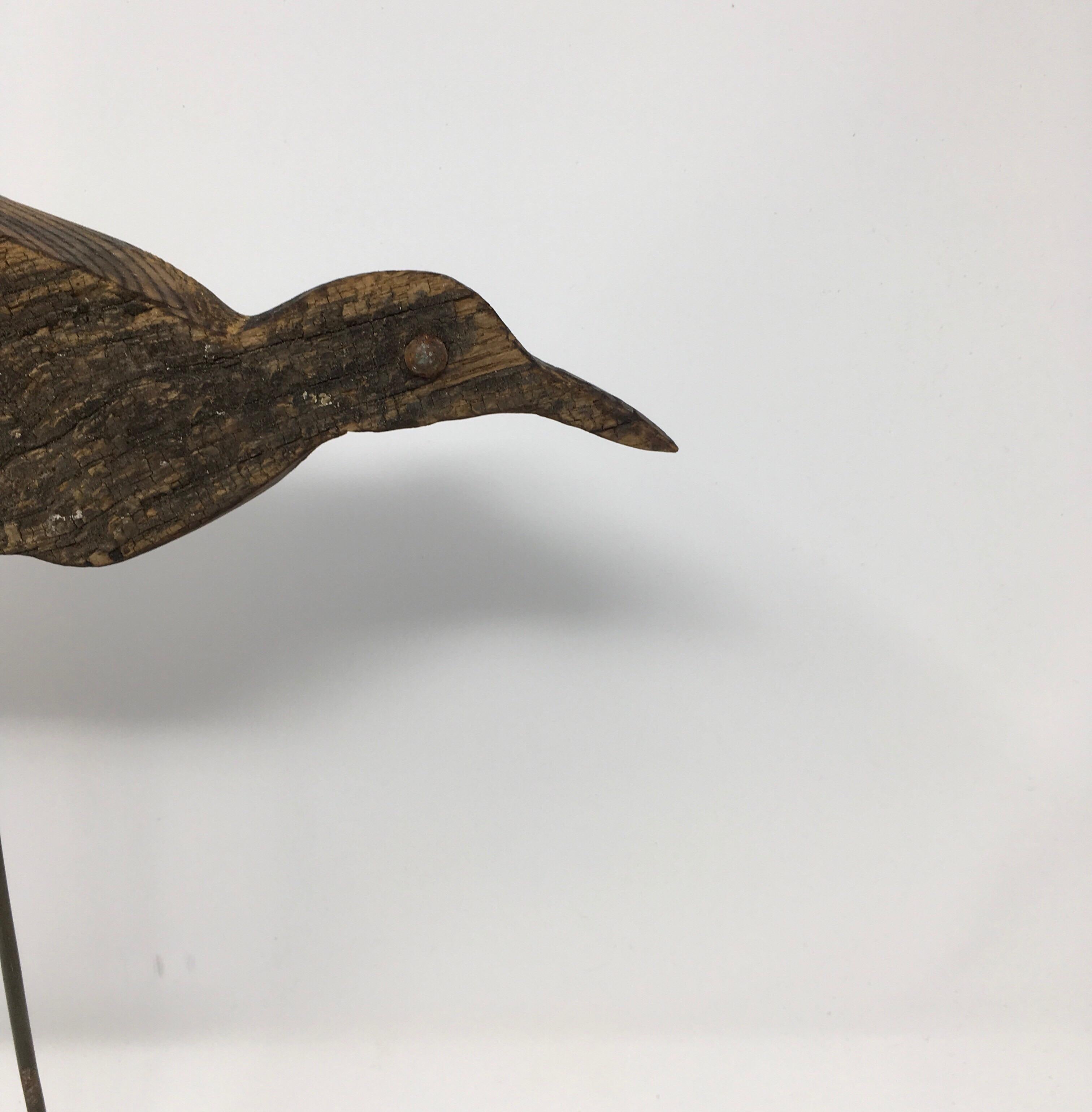 Antique French Handmade Bird Decoy 2