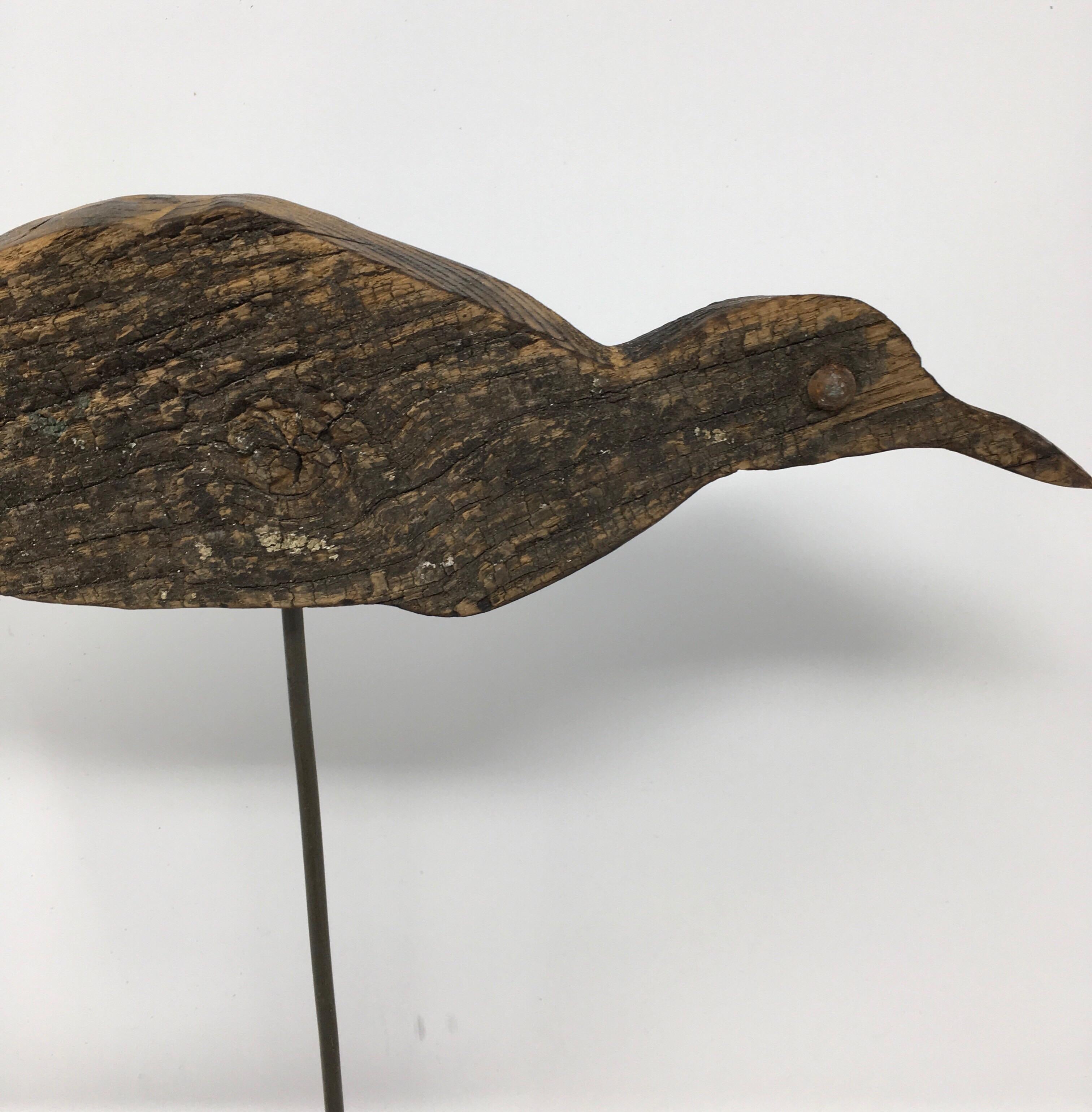 Antique French Handmade Bird Decoy 3