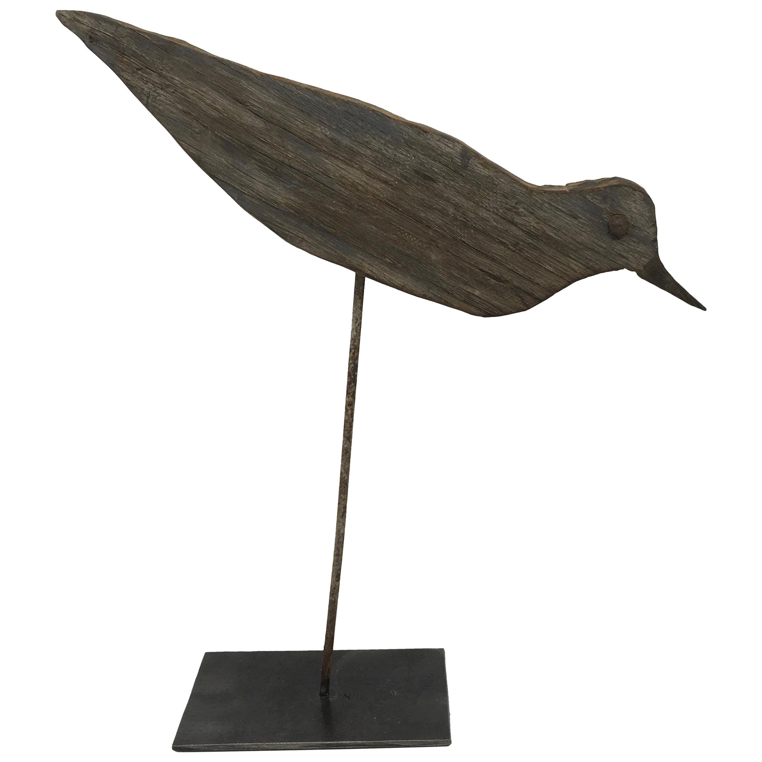 Antique French Handmade Bird Decoy For Sale at 1stDibs