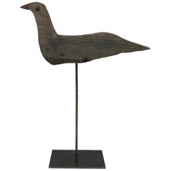 Antique French Handmade Bird Decoy