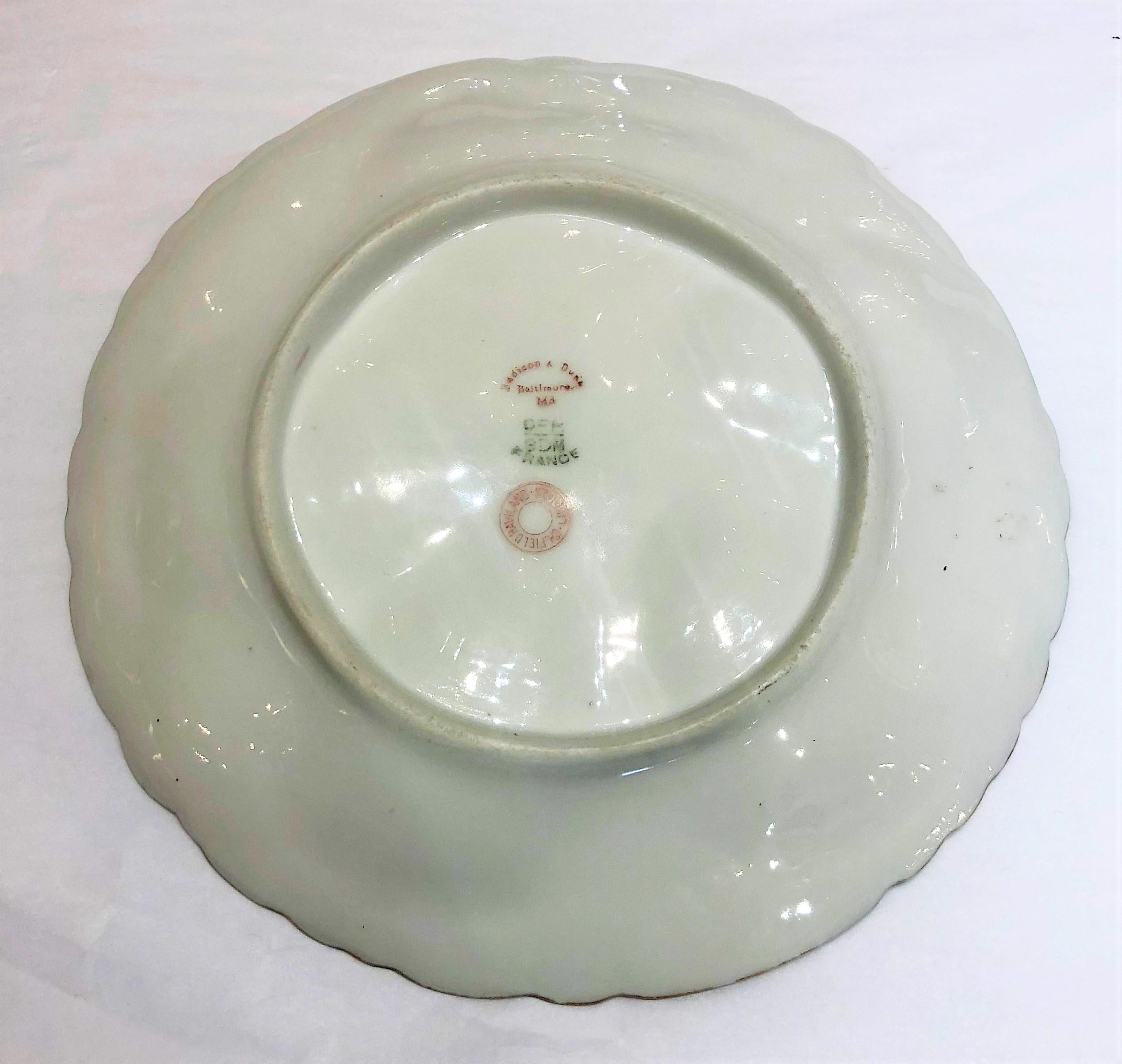 limoges oyster plates