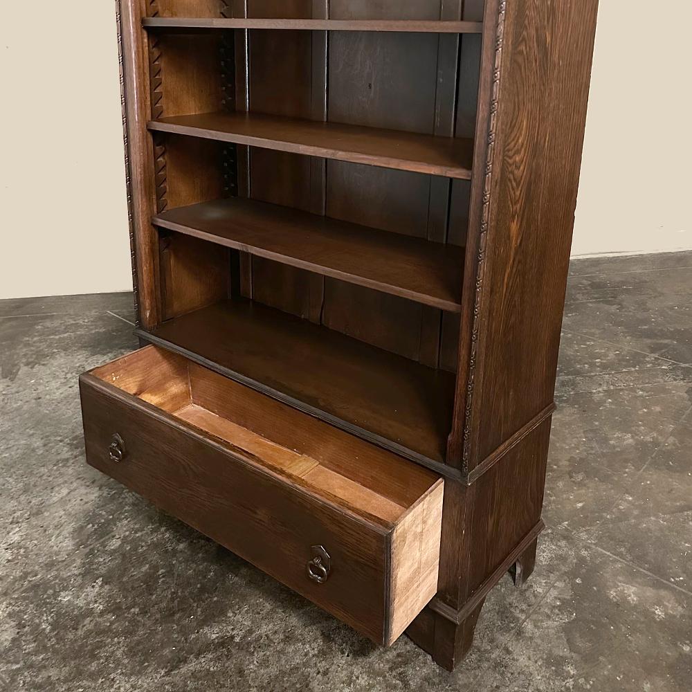 Bibliothèque ouverte néoclassique française Henri II en vente 5