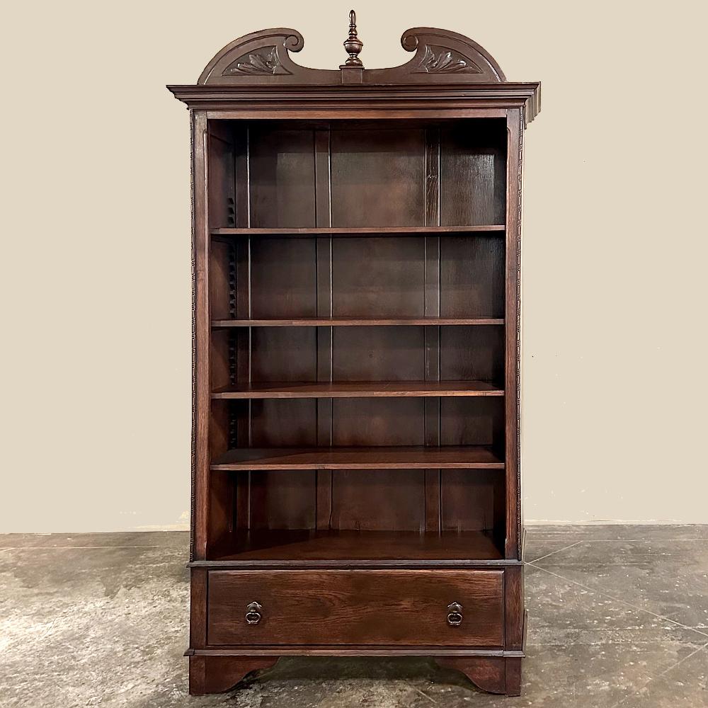 Français Bibliothèque ouverte néoclassique française Henri II en vente