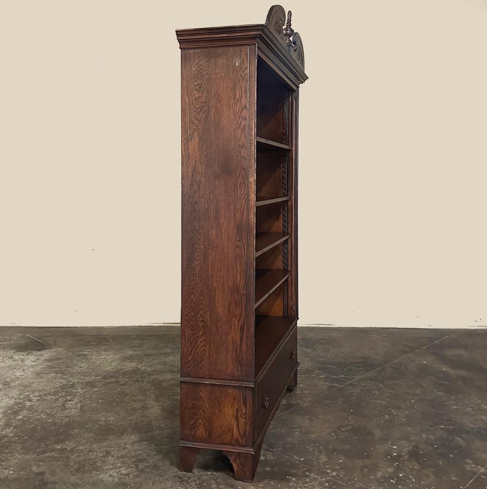 Bibliothèque ouverte néoclassique française Henri II Bon état - En vente à Dallas, TX