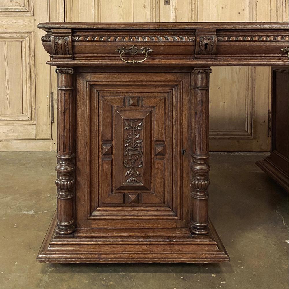 Antique French Henri II Partner's Desk 2