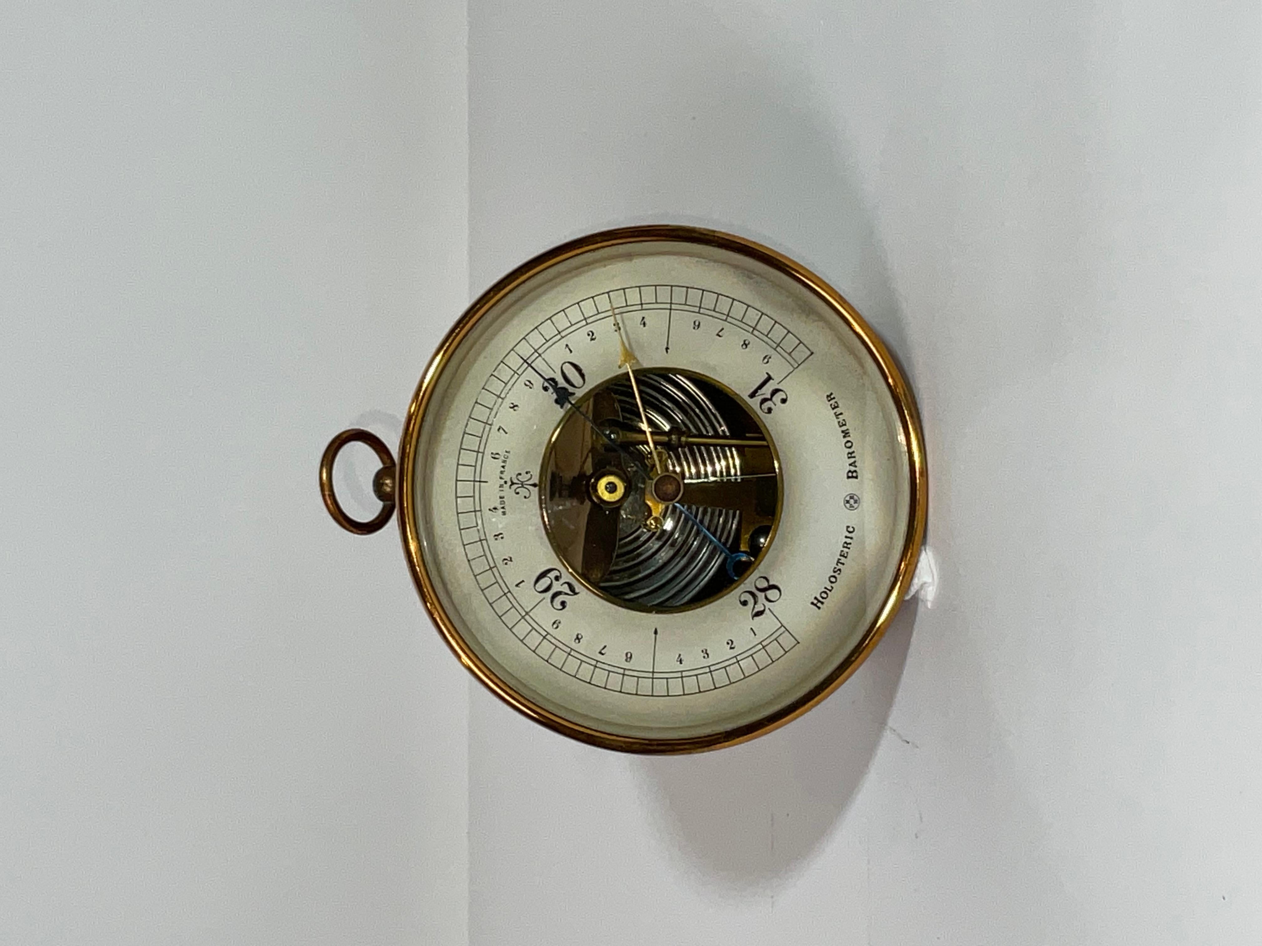 Antique French Holosteric Bibliothek Barometer im Zustand „Gut“ im Angebot in Norwell, MA