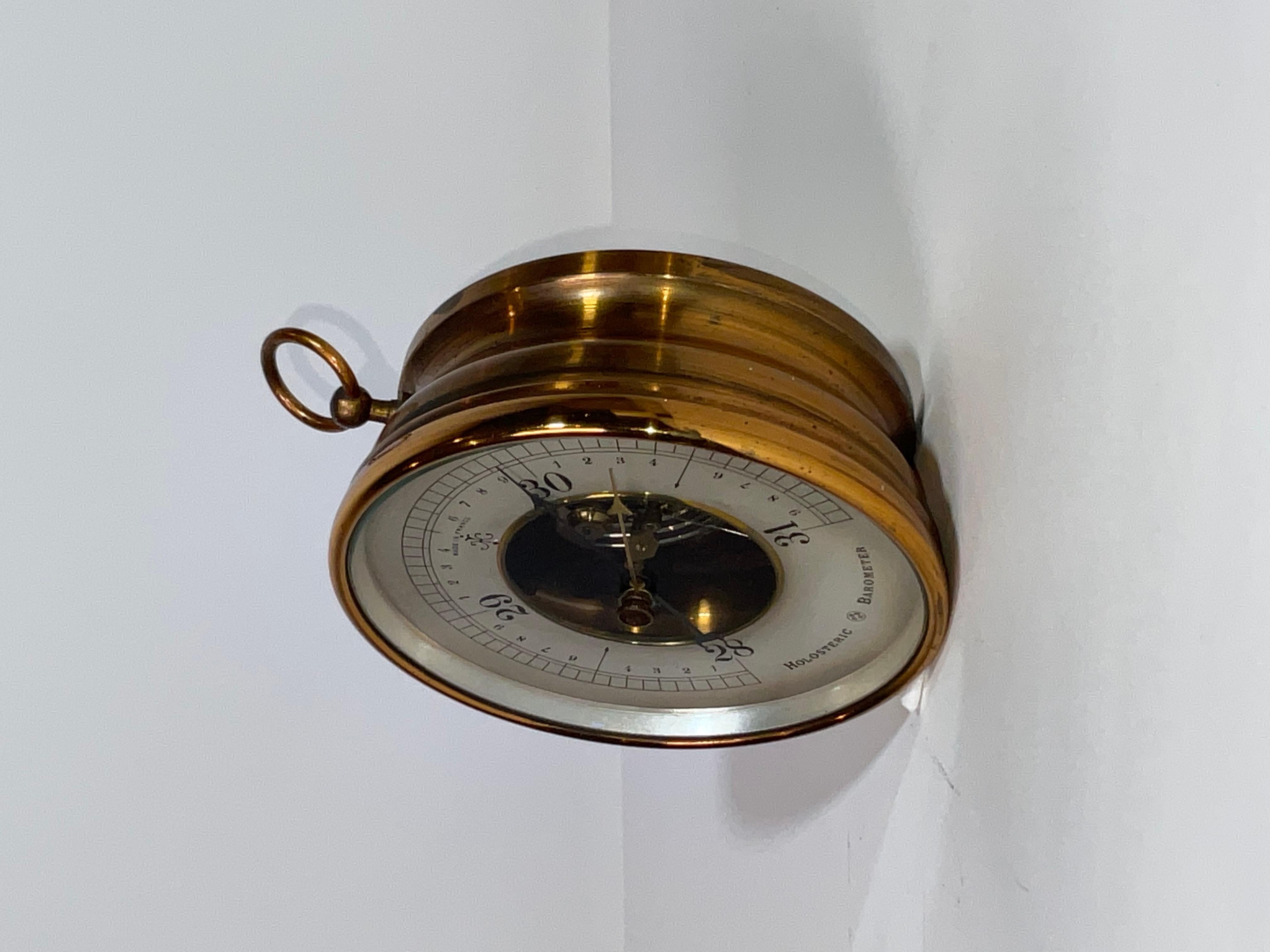 Antique French Holosteric Bibliothek Barometer (Spätes 19. Jahrhundert) im Angebot