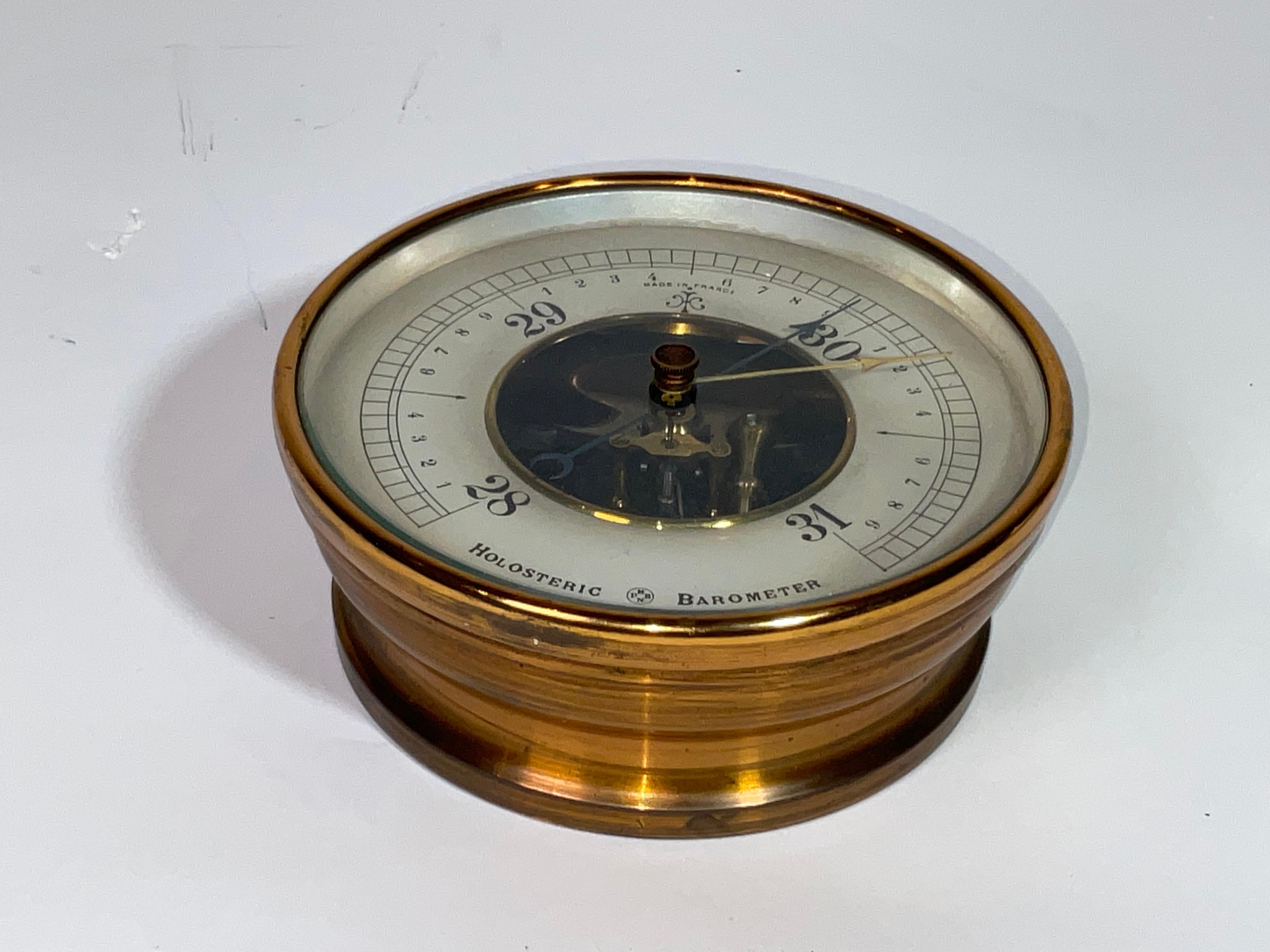 Antique French Holosteric Bibliothek Barometer im Angebot 1