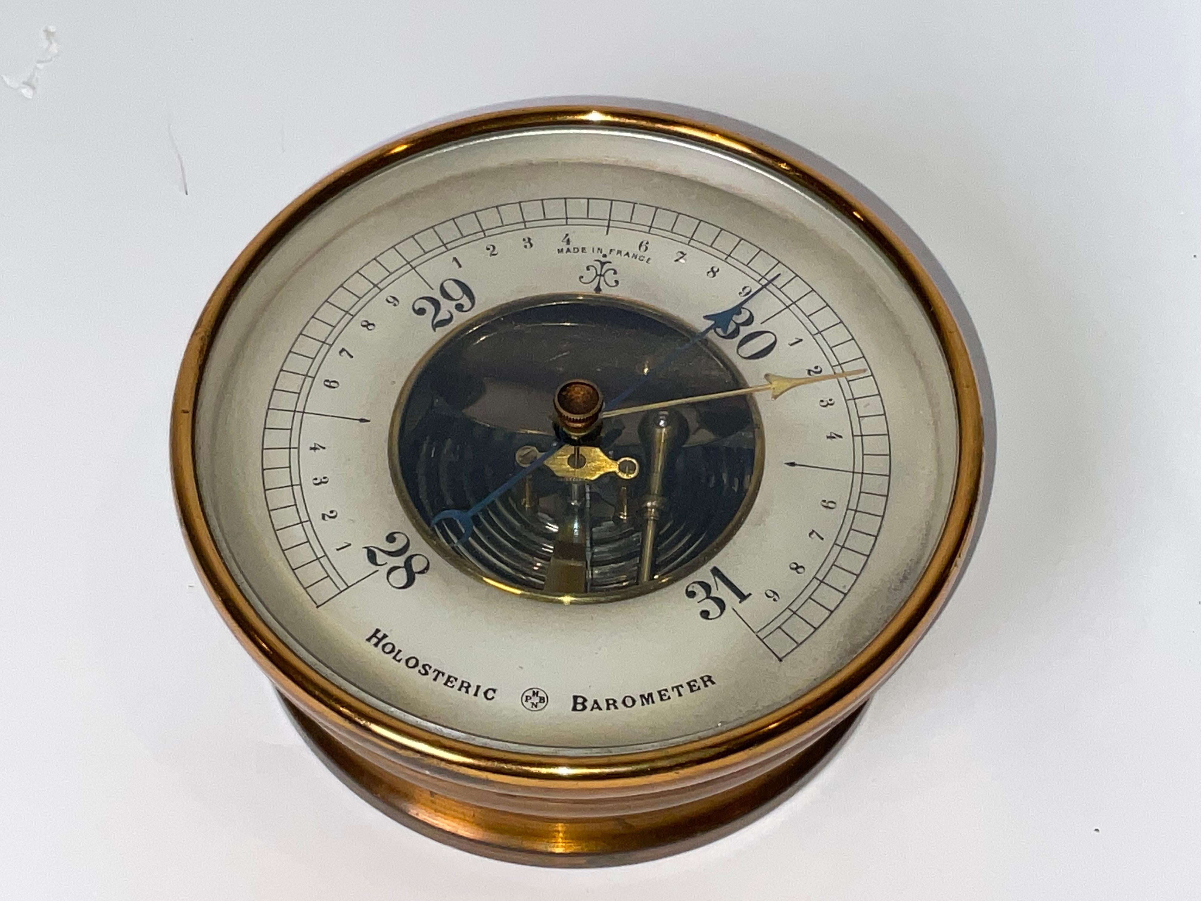 Antique French Holosteric Bibliothek Barometer im Angebot 2