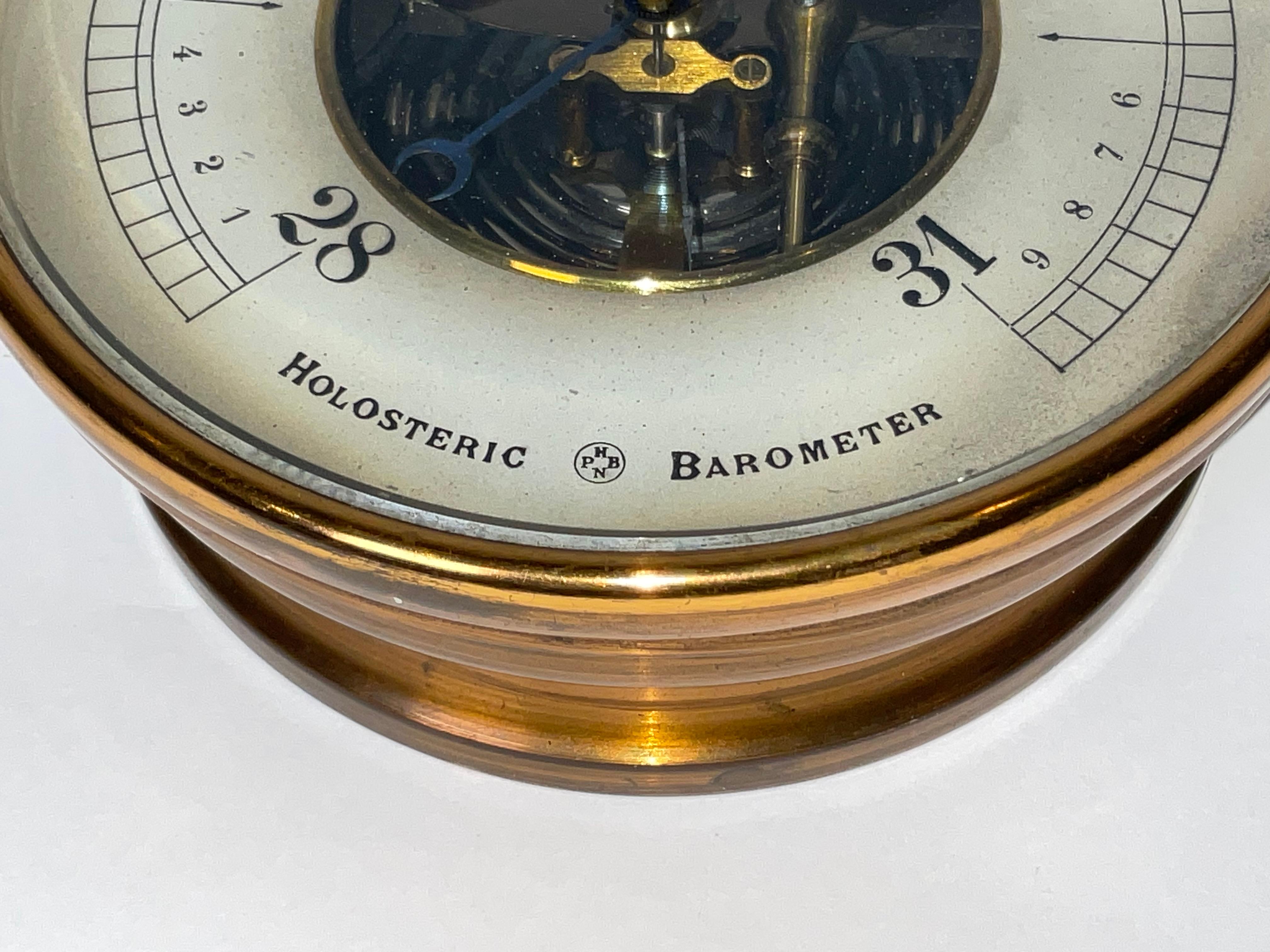 Antique French Holosteric Bibliothek Barometer im Angebot 3