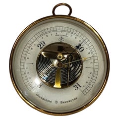 Antique French Holosteric Library Barometer