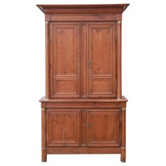 Antique French Housekeepers Cupboard Fruitwood 18th Century, circa 1790