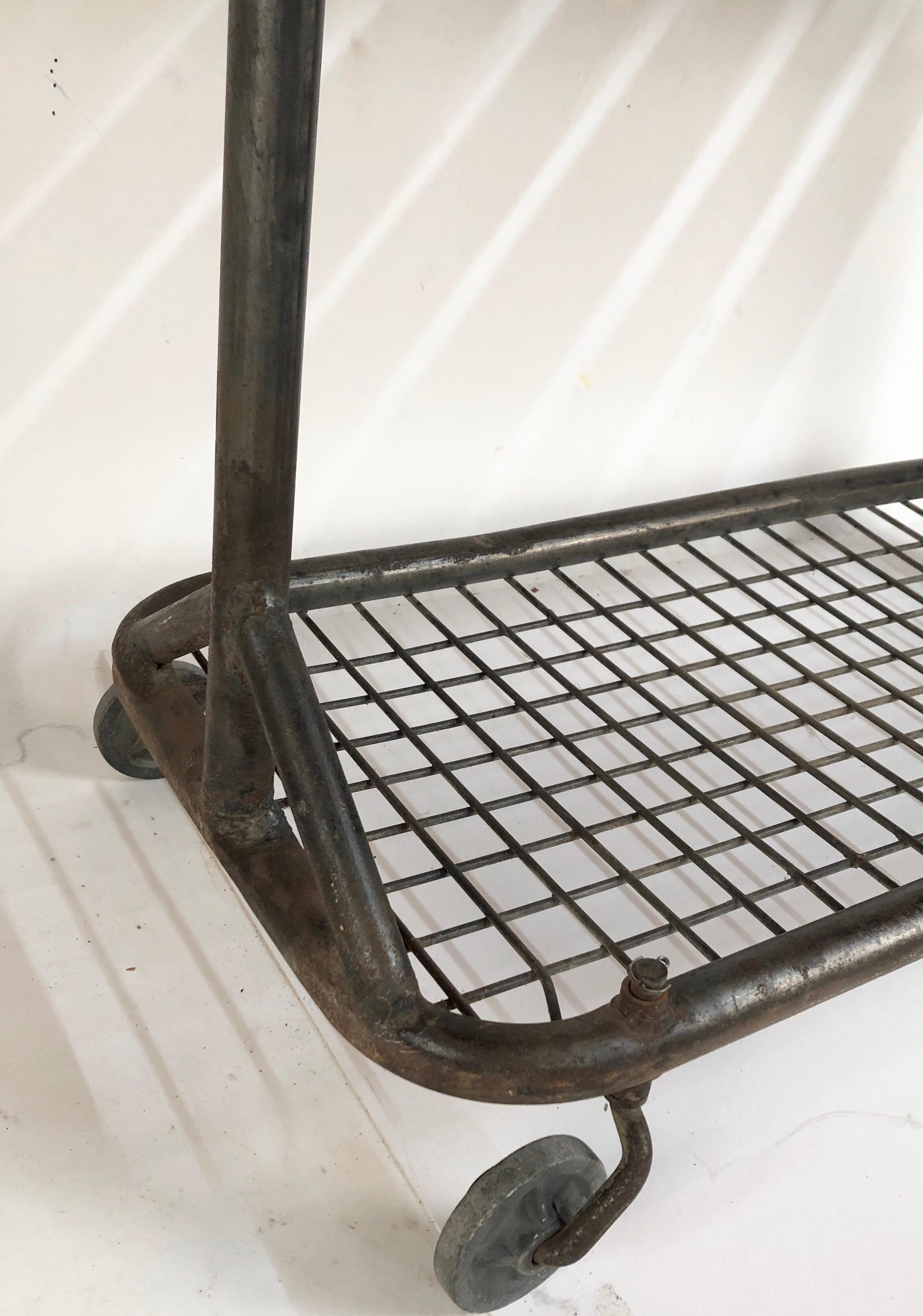 Antique French Industrial Drying Rack, circa 1930, Great for Wine or Display 3