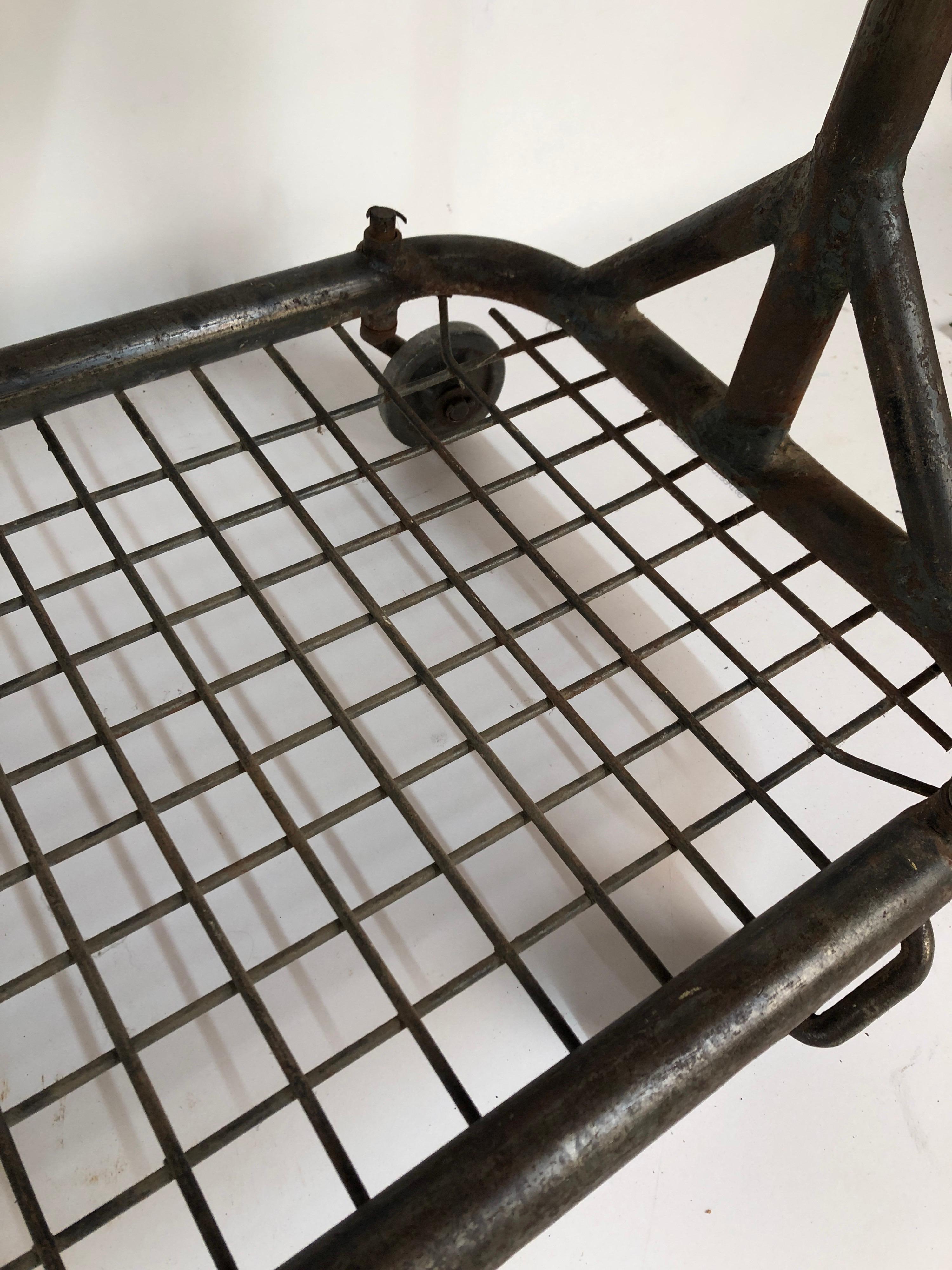 Antique French Industrial Drying Rack, circa 1930, Great for Wine or Display 1