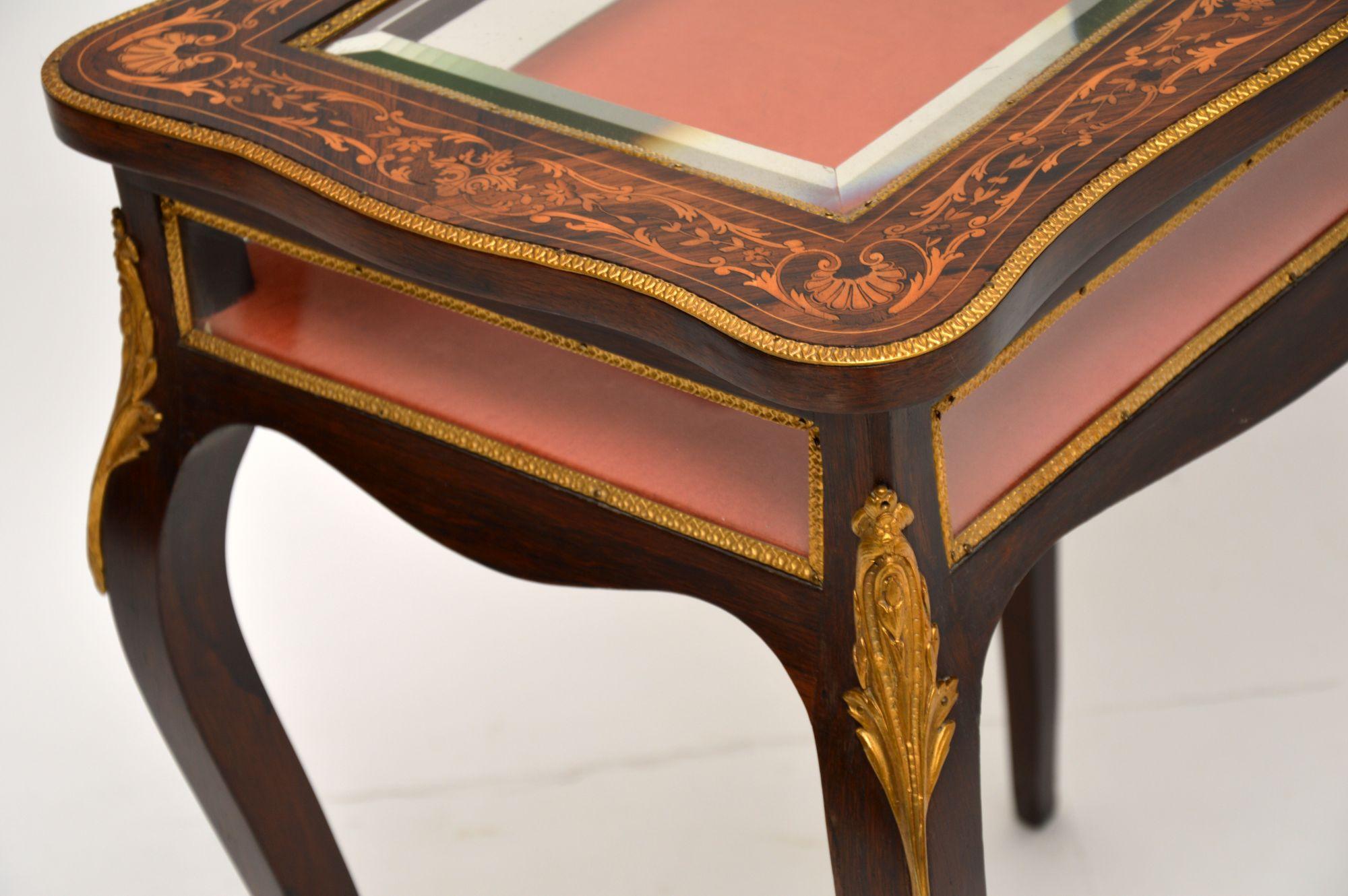 Antique French Inlaid Bijouterie Display Table 5