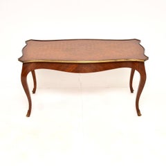 Antique French Inlaid Coffee Table