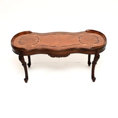 Antique French Inlaid Coffee Table