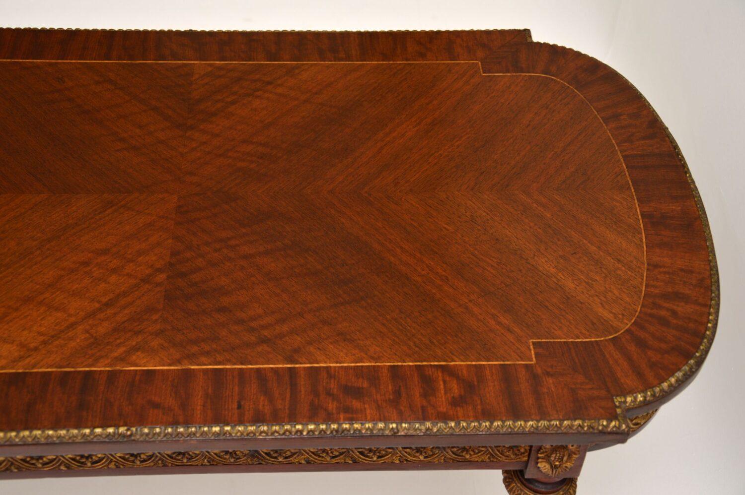 Antique French Inlaid King Wood Coffee Table In Good Condition In London, GB