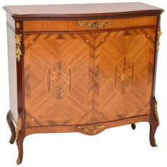Antique French Inlaid Marquetry Cabinet